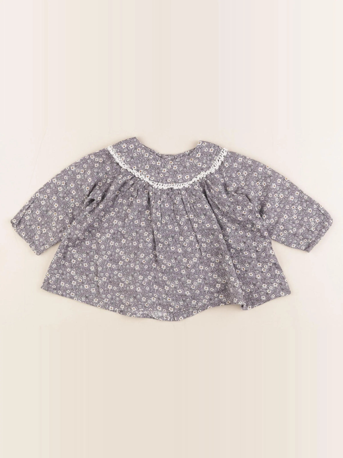 Boutchou - blouse violet - 9 mois