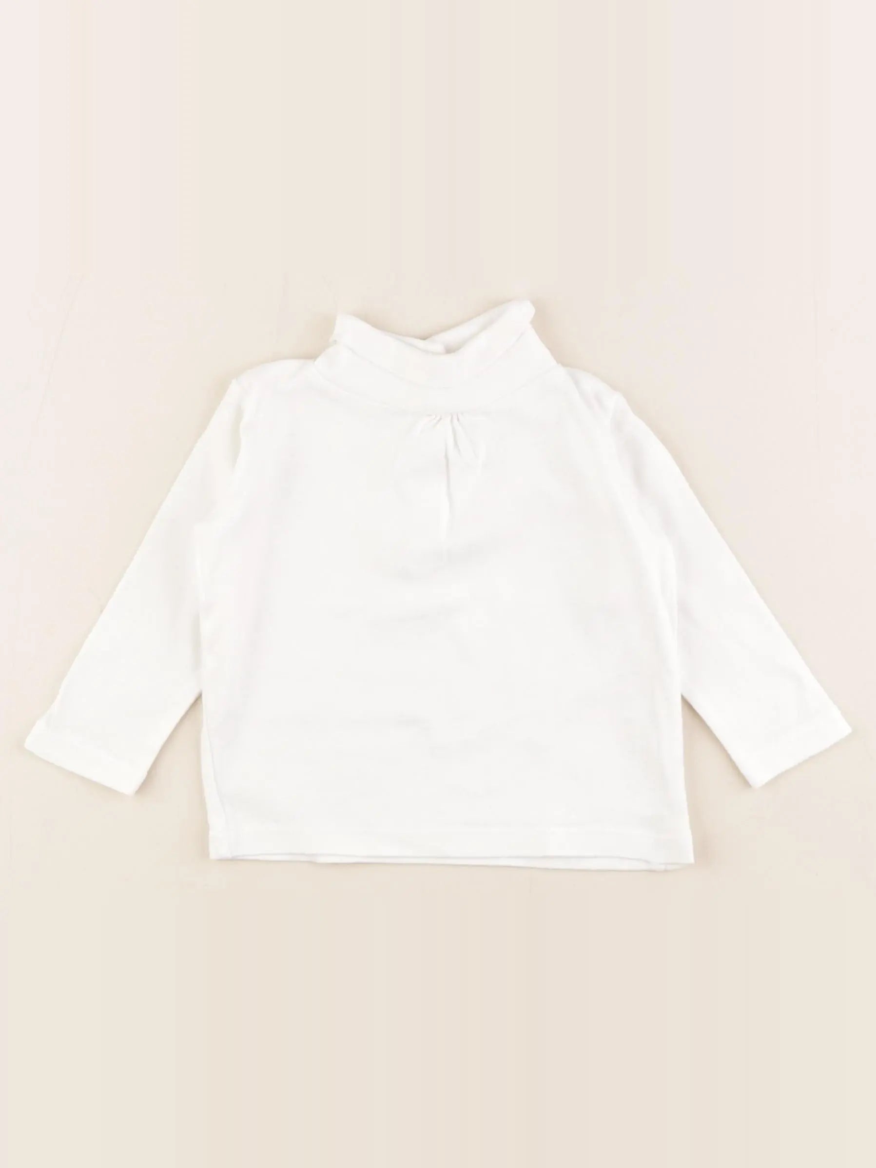 Boutchou - sous-pull blanc - 9 mois