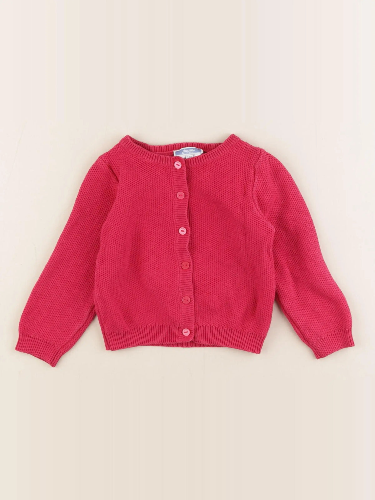 Jacadi - gilet rose - 24 mois