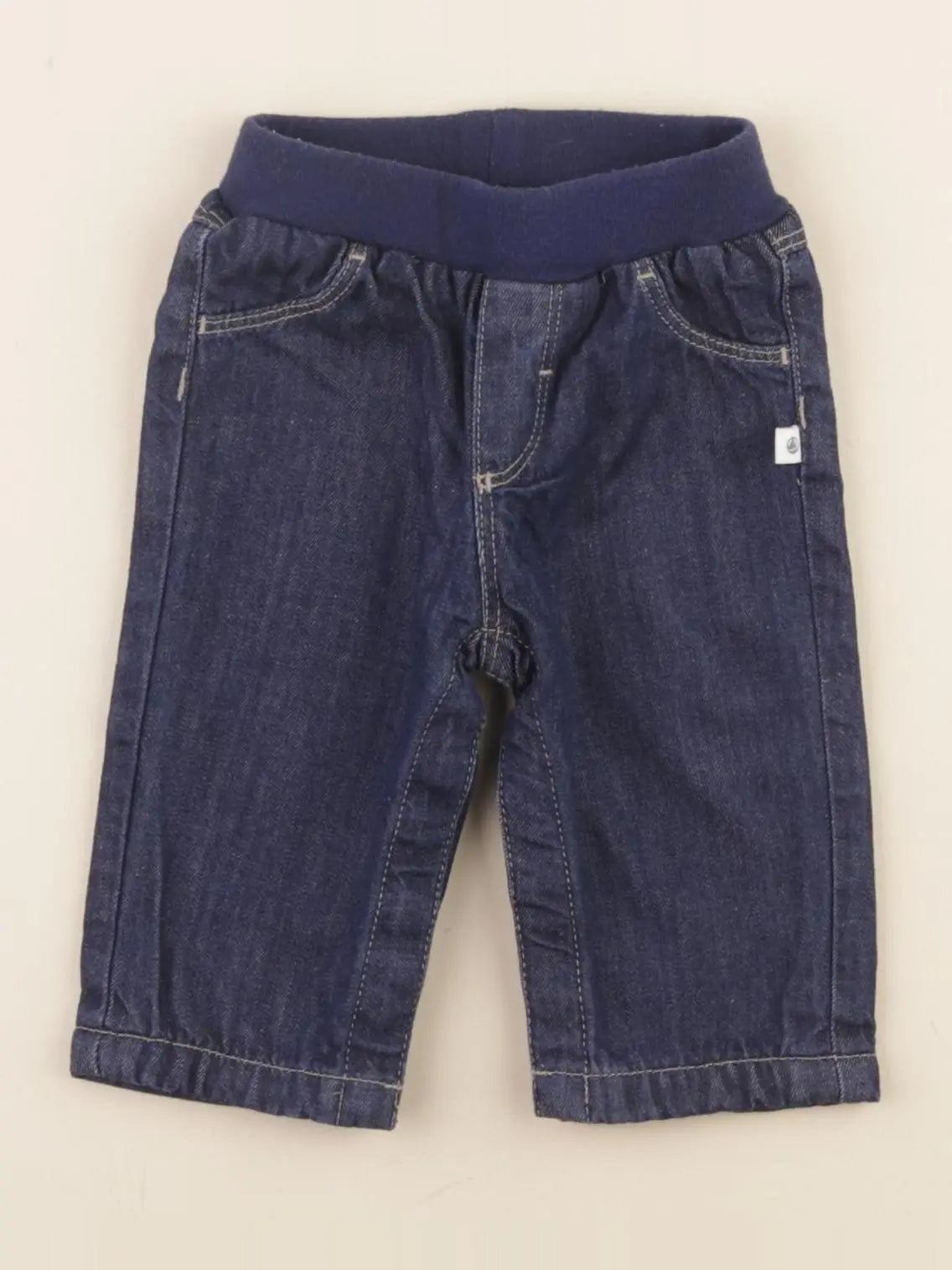 Petit Bateau - jegging bleu - 1 mois