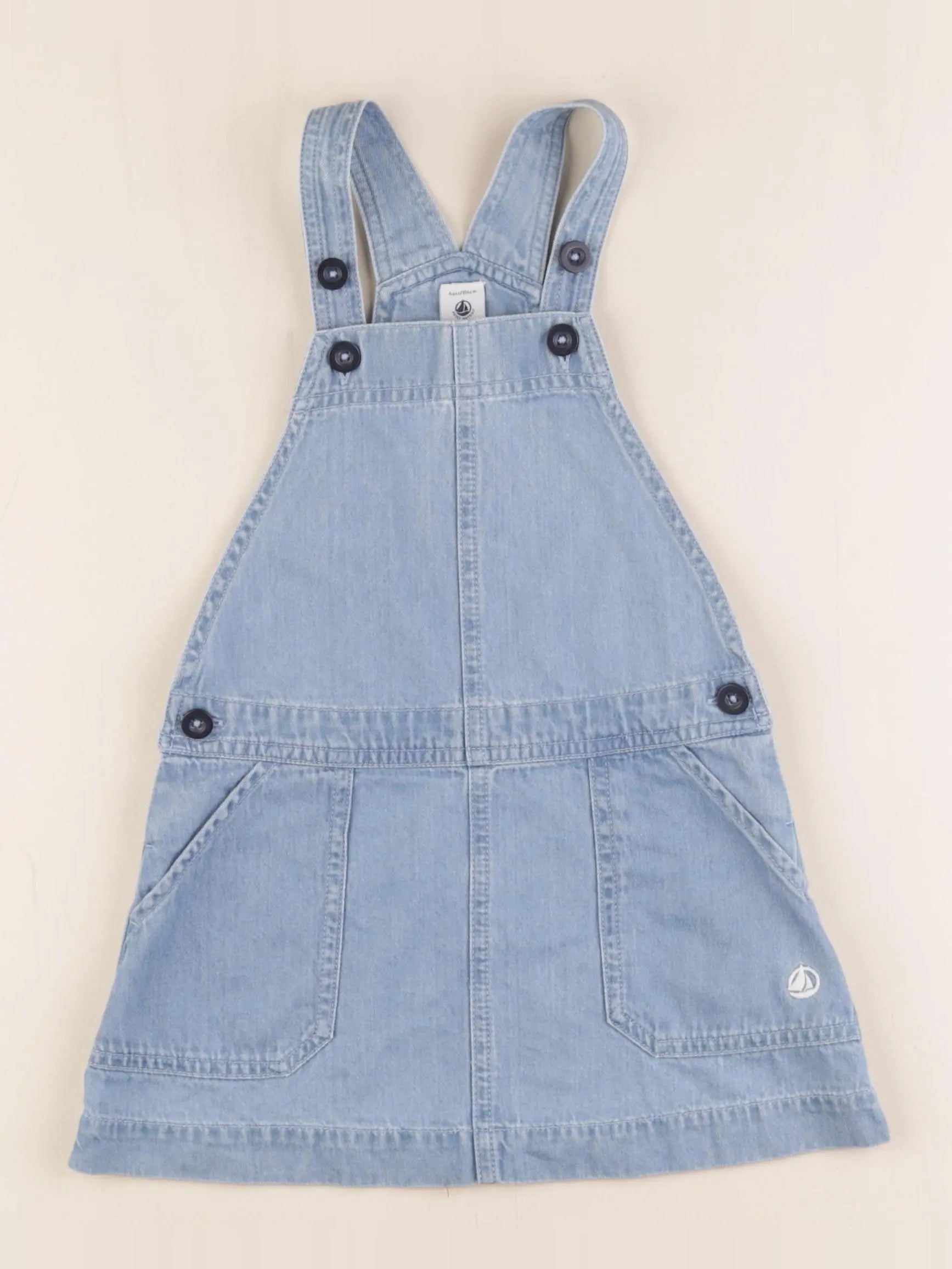 Petit Bateau - robe bleu - 4 ans