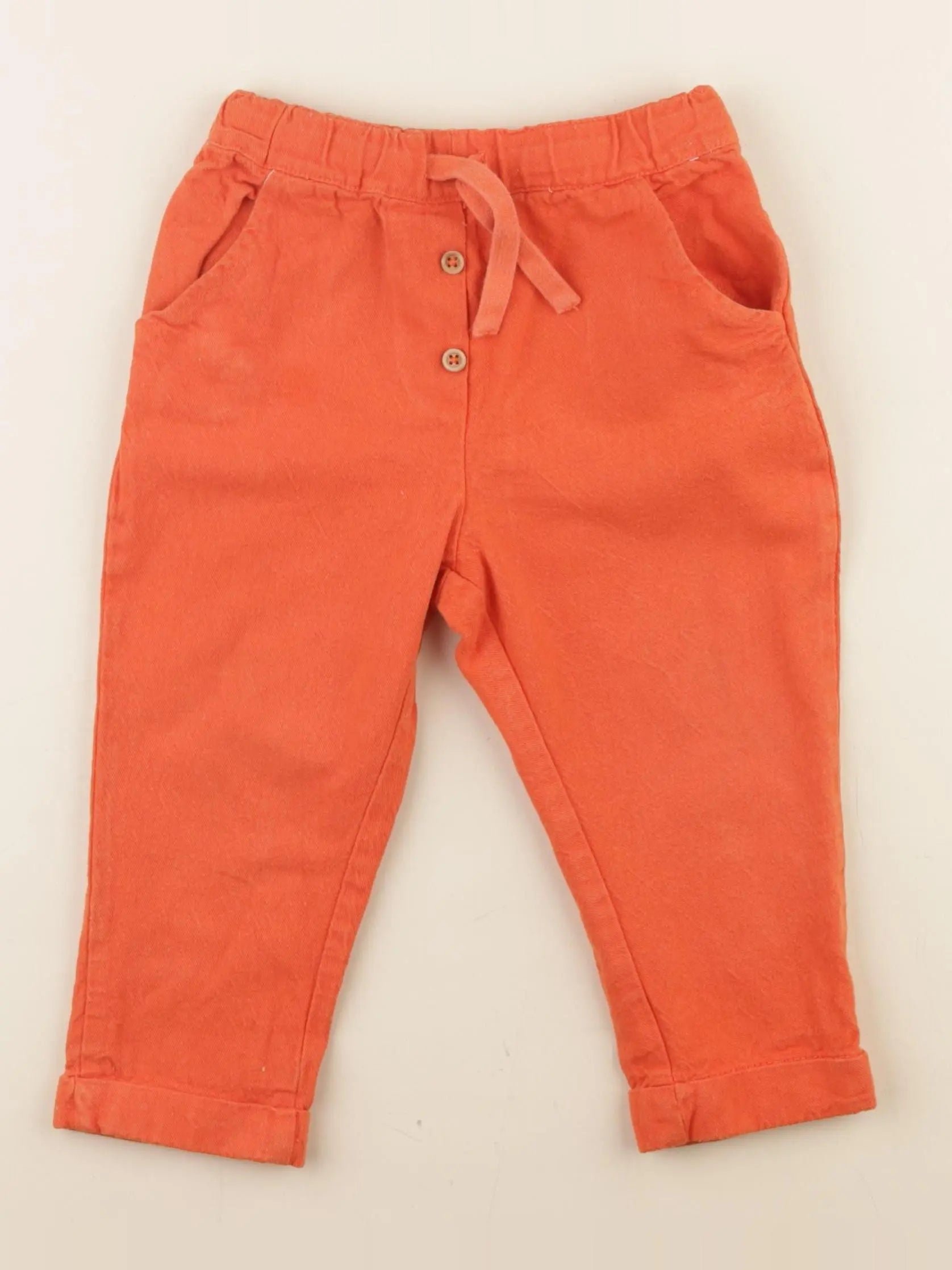 Boutchou - pantalon orange - 24 mois