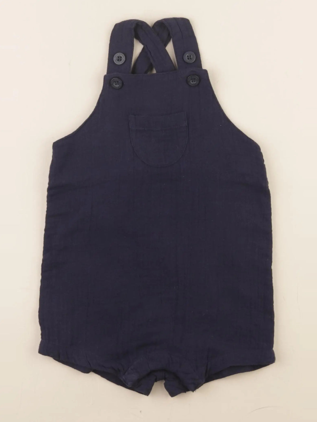 Petit Bateau - salopette bleu - 12 mois
