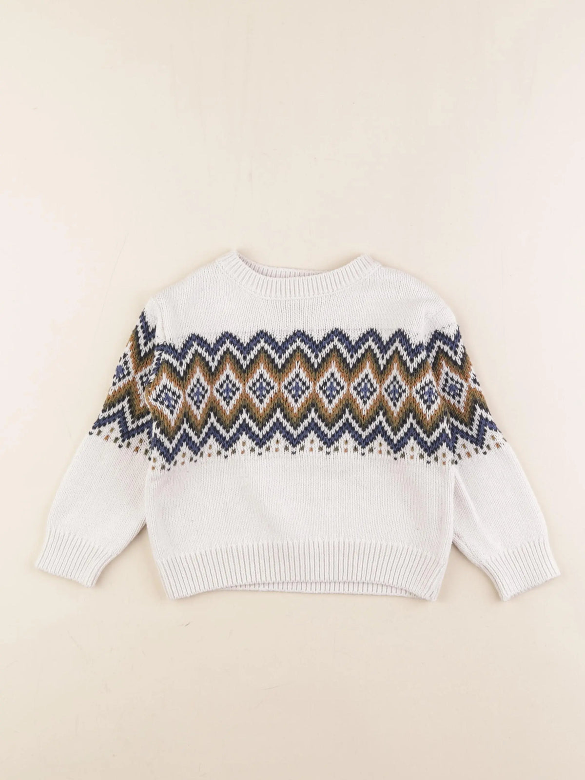 Vertbaudet - pull multicolore - 3 ans