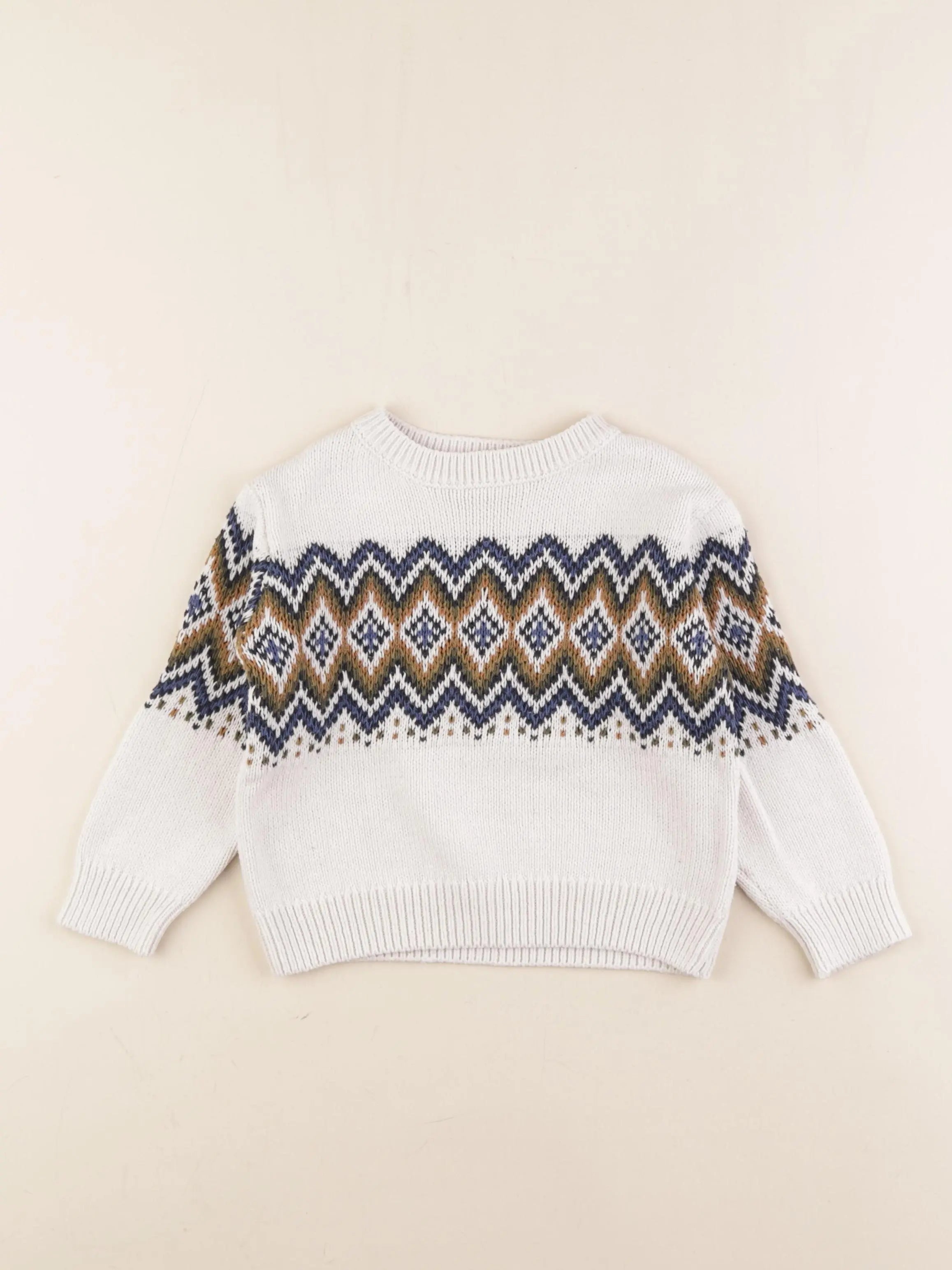 Vertbaudet - pull multicolore - 3 ans