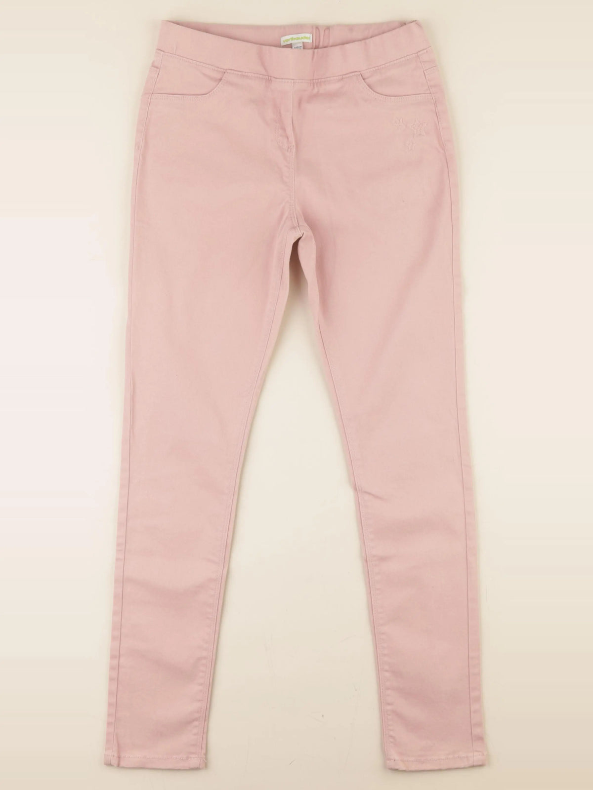 Vertbaudet - jegging rose - 12 ans