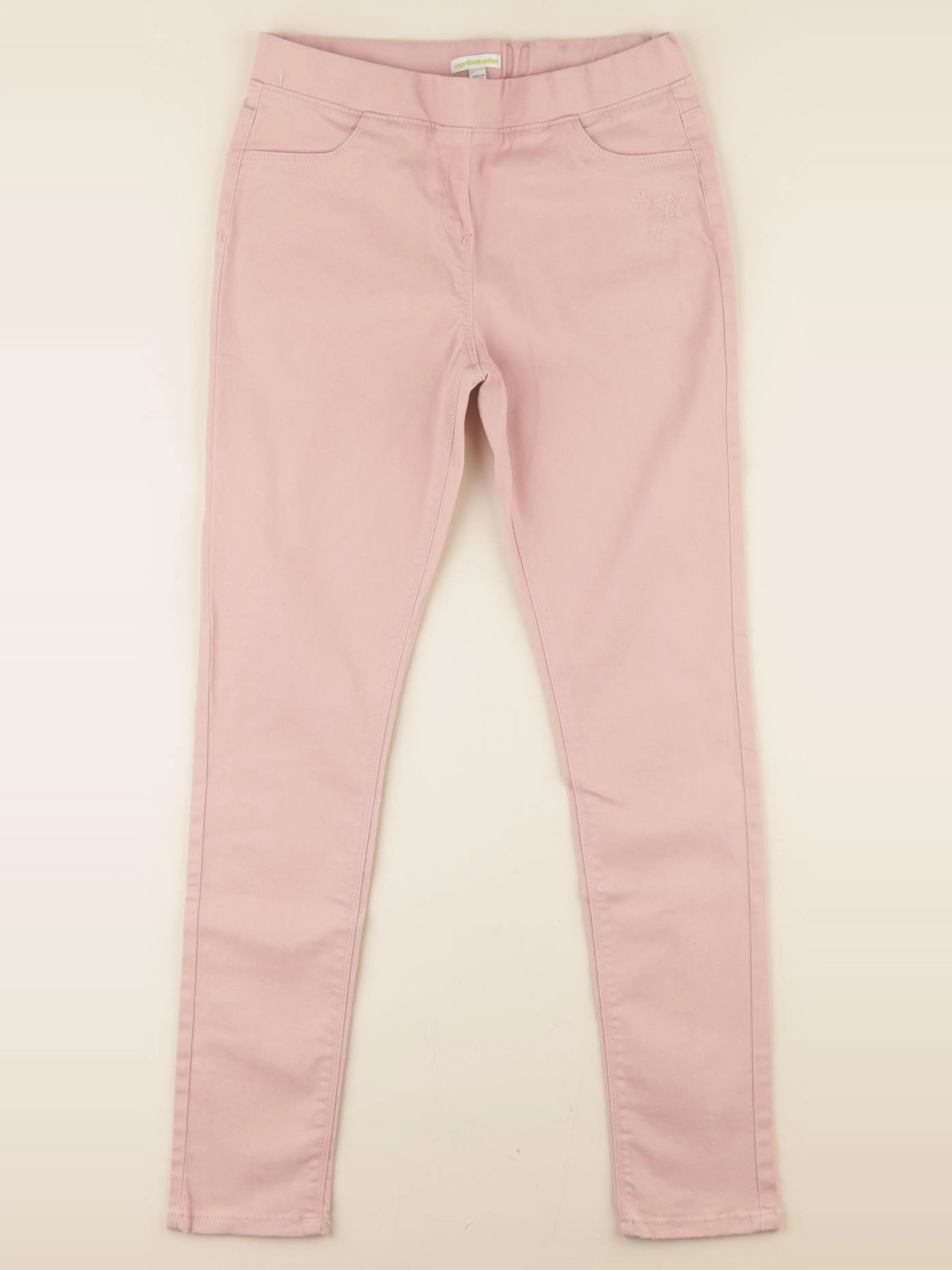 Vertbaudet - jegging rose - 12 ans
