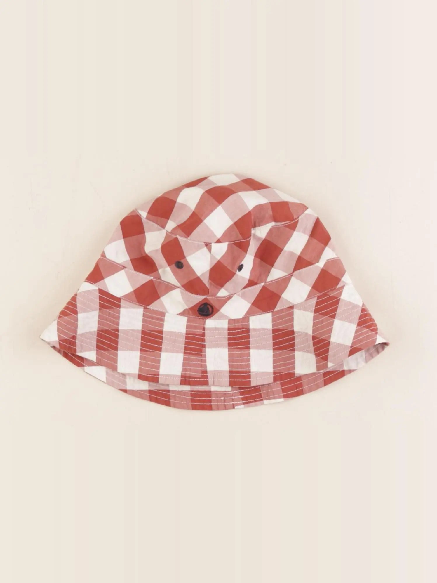 Petit Bateau - chapeau marron - 6/8 ans