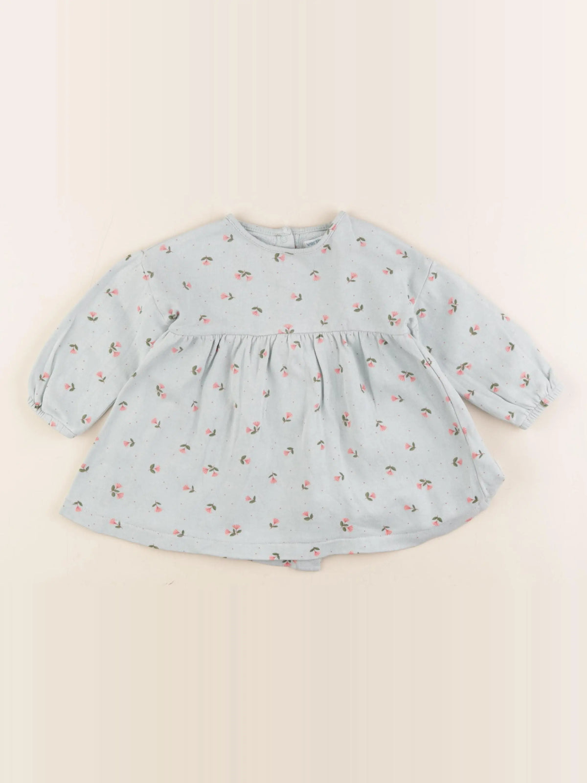 Vertbaudet - robe bleu - 12 mois