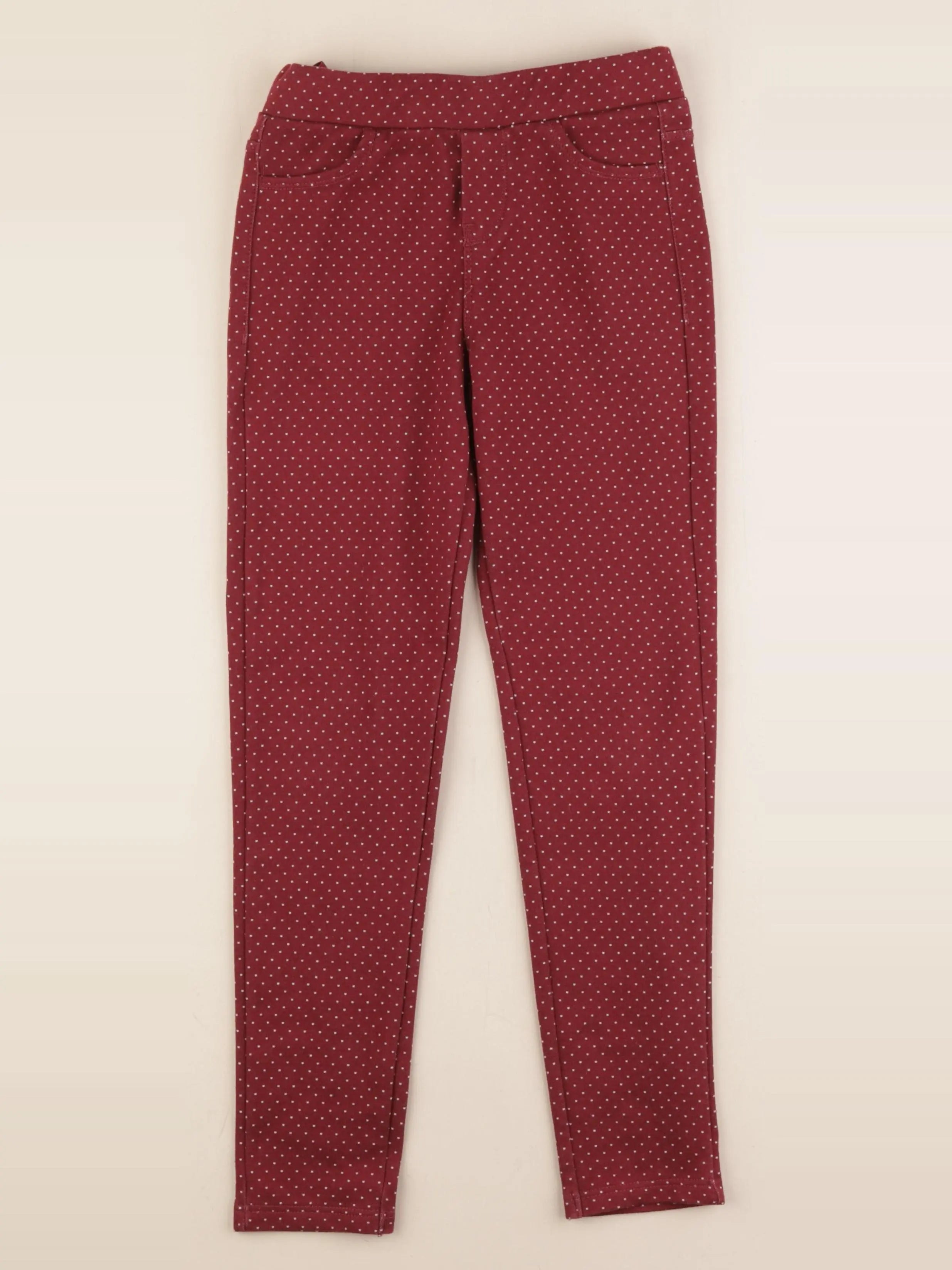 Okaidi - jegging rouge - 9 ans