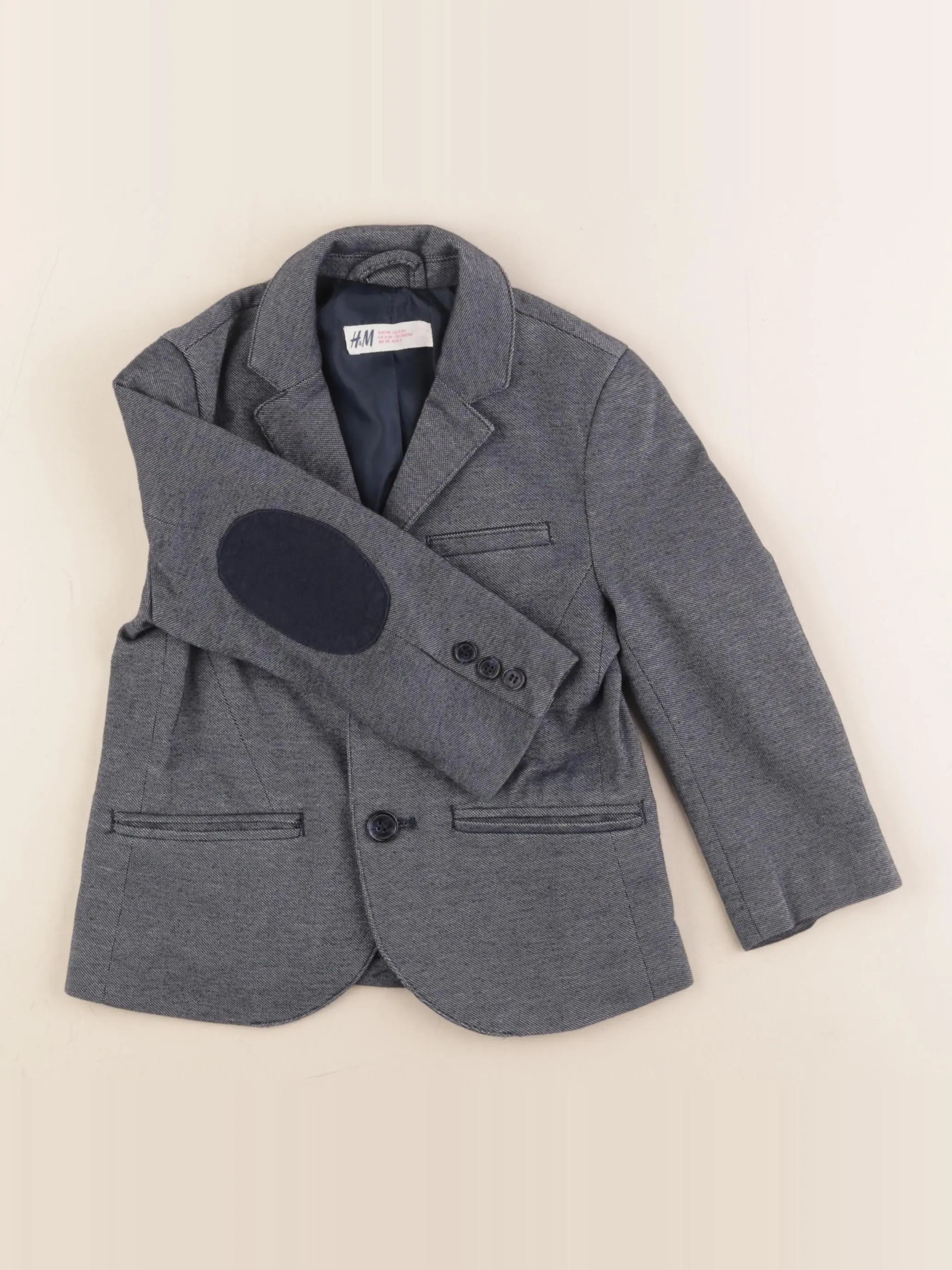 H&M - veste bleu - 2/3 ans