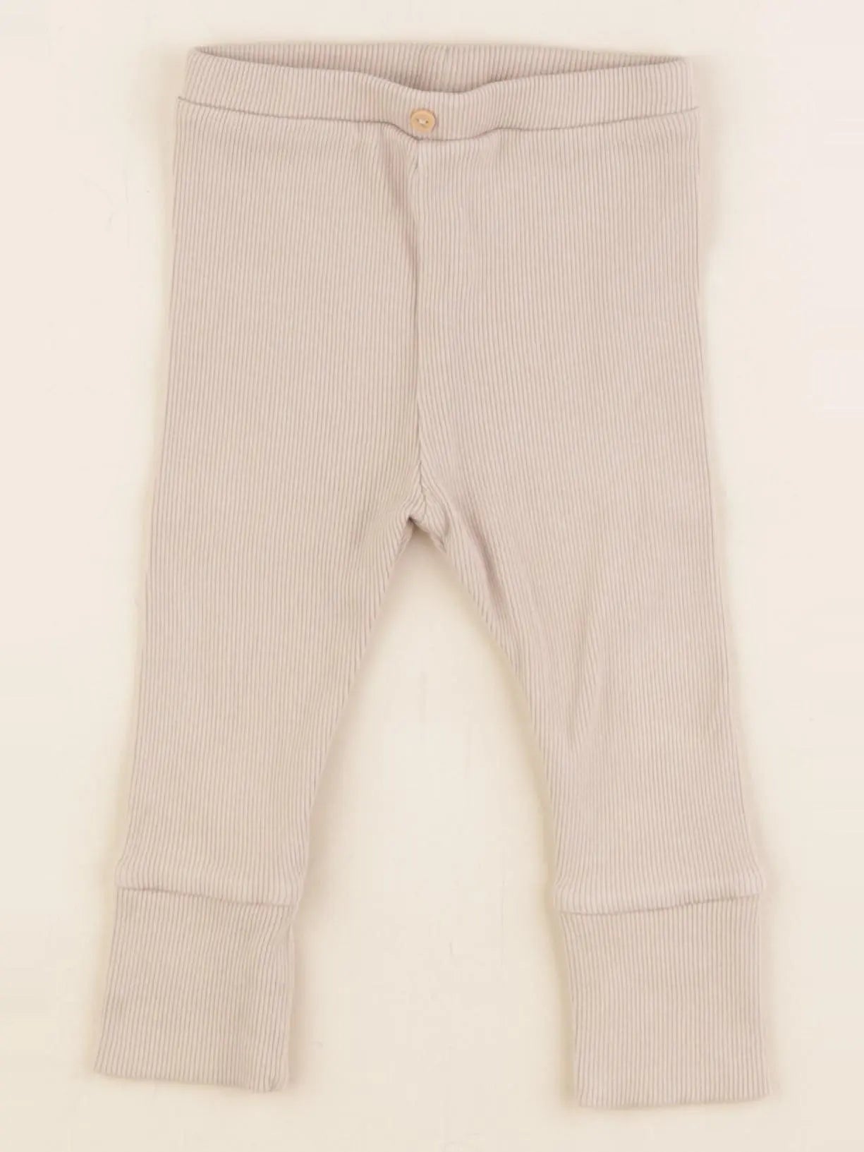 Vertbaudet - legging beige - 9 mois