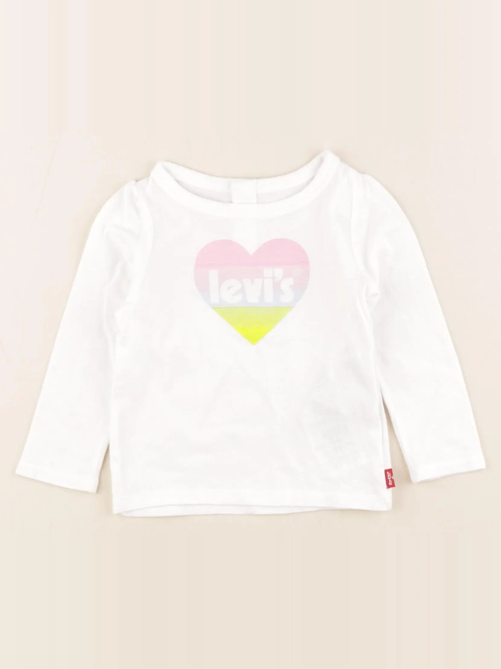 Levi's - tee-shirt blanc - 9 mois