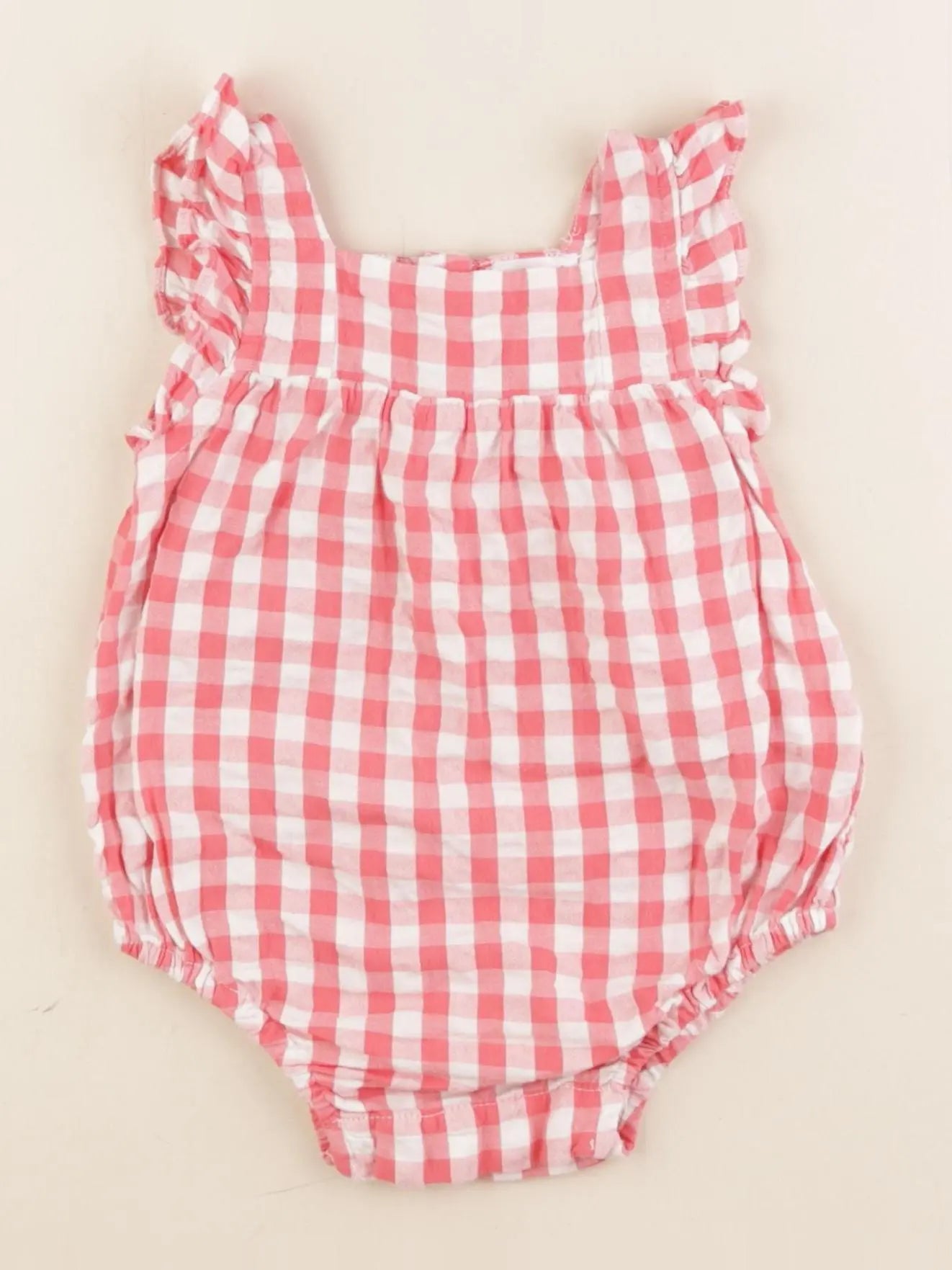 Vertbaudet - combinaison rose - 9 mois