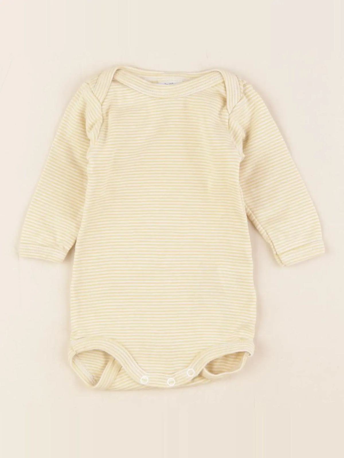 Petit Bateau - body jaune - 3 mois