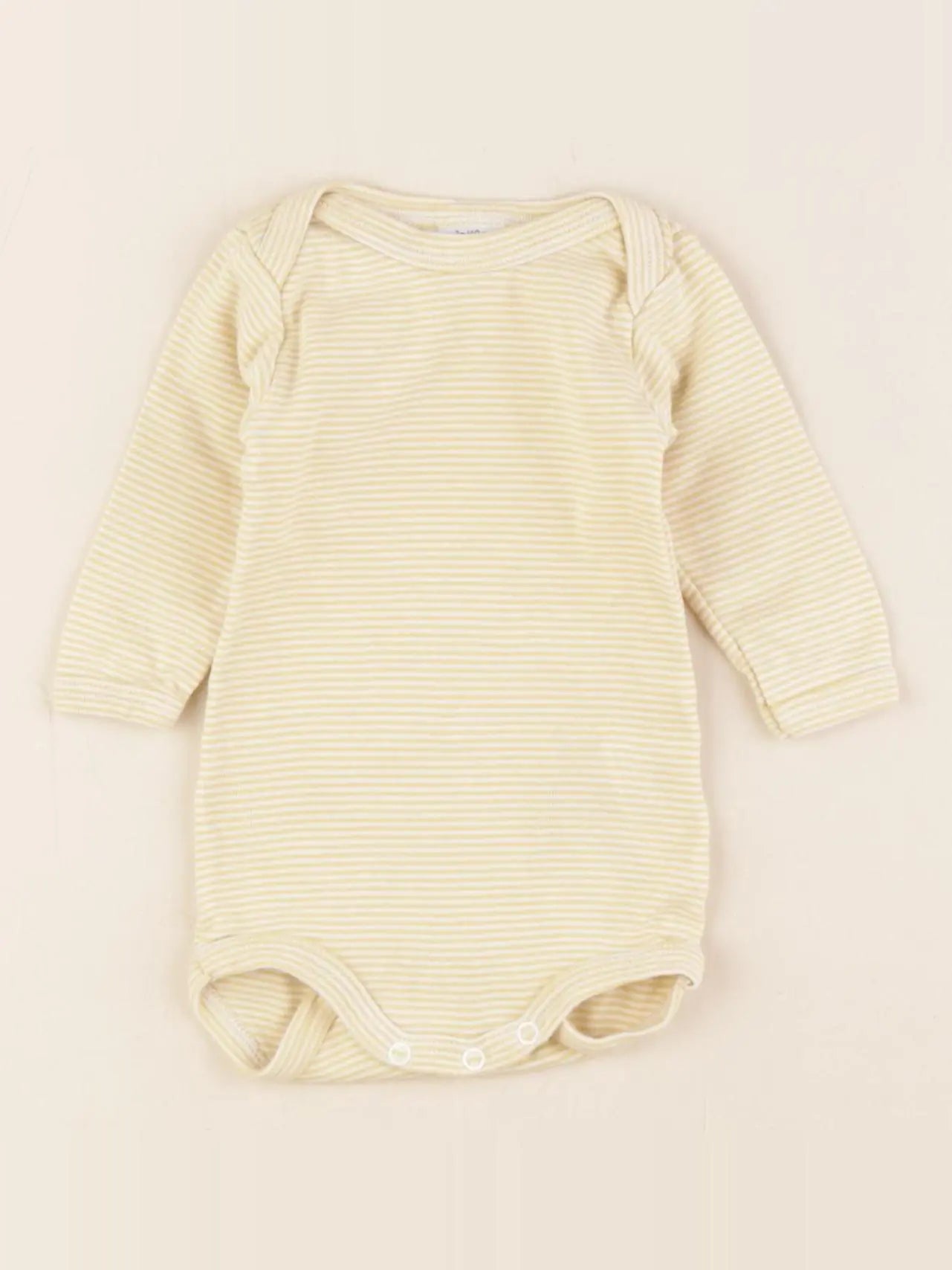 Petit Bateau - body jaune - 3 mois