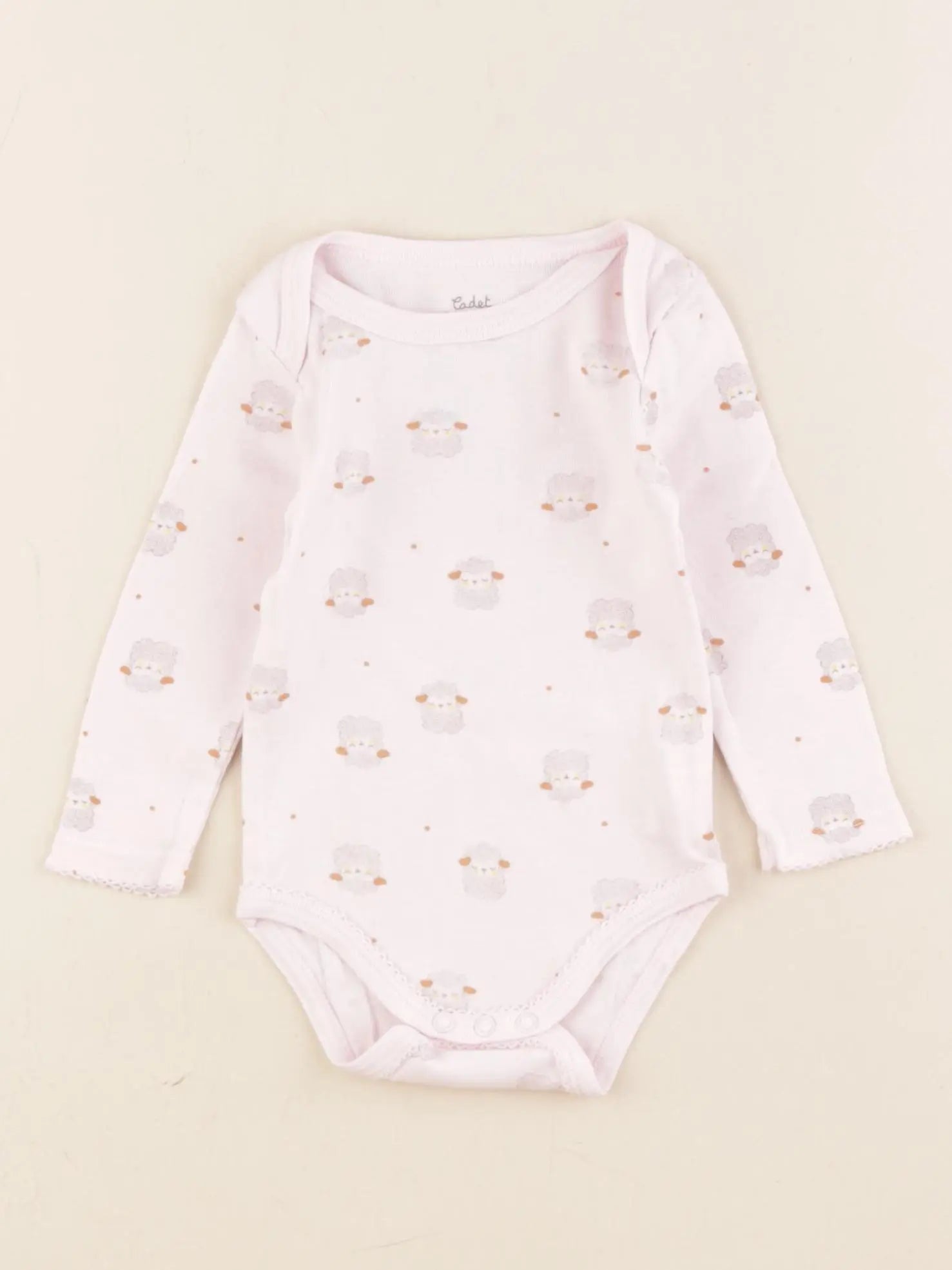 Cadet Rousselle - body rose - 6 mois