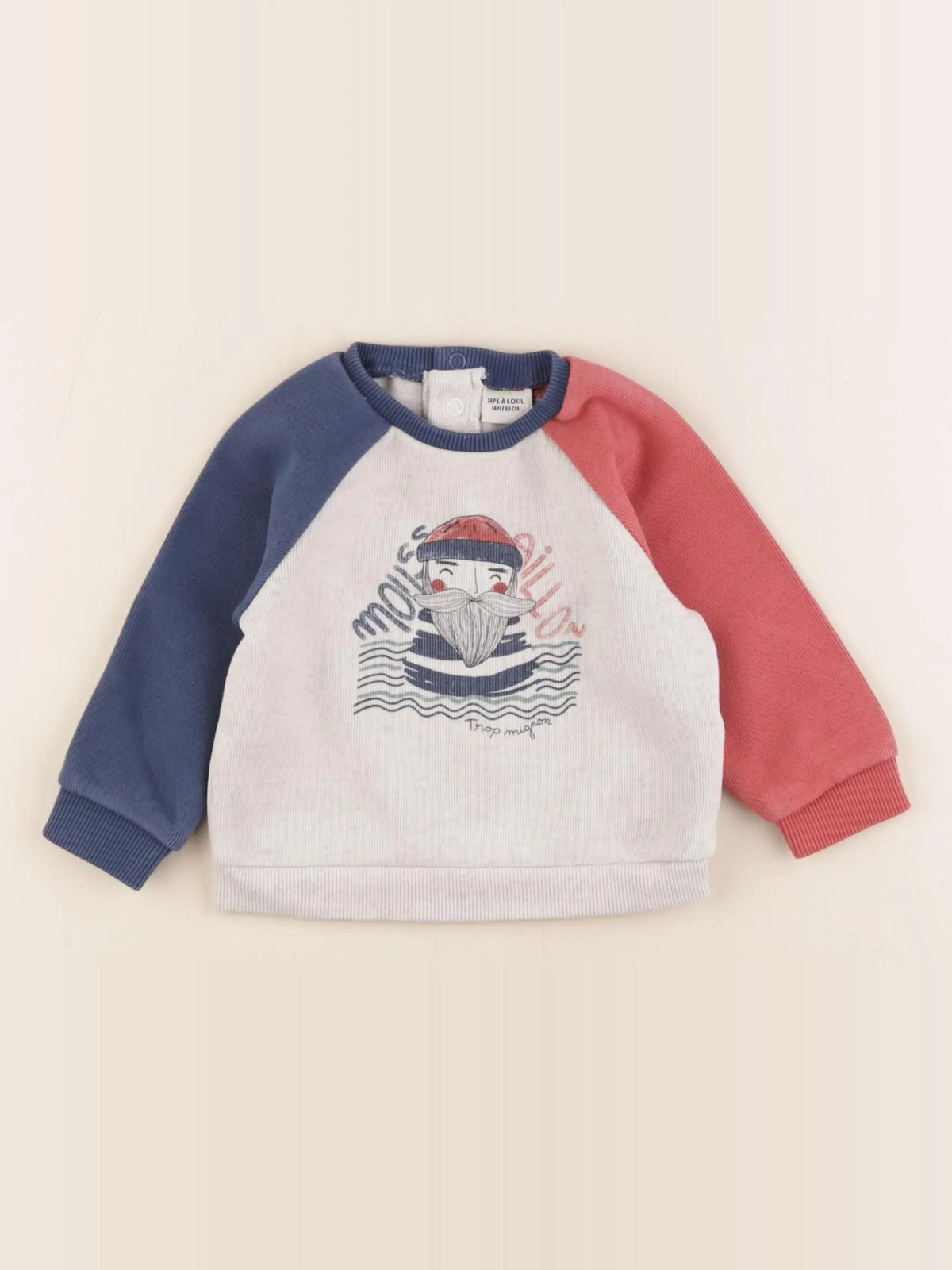 Tape à l'oeil - sweat gris - 18 mois