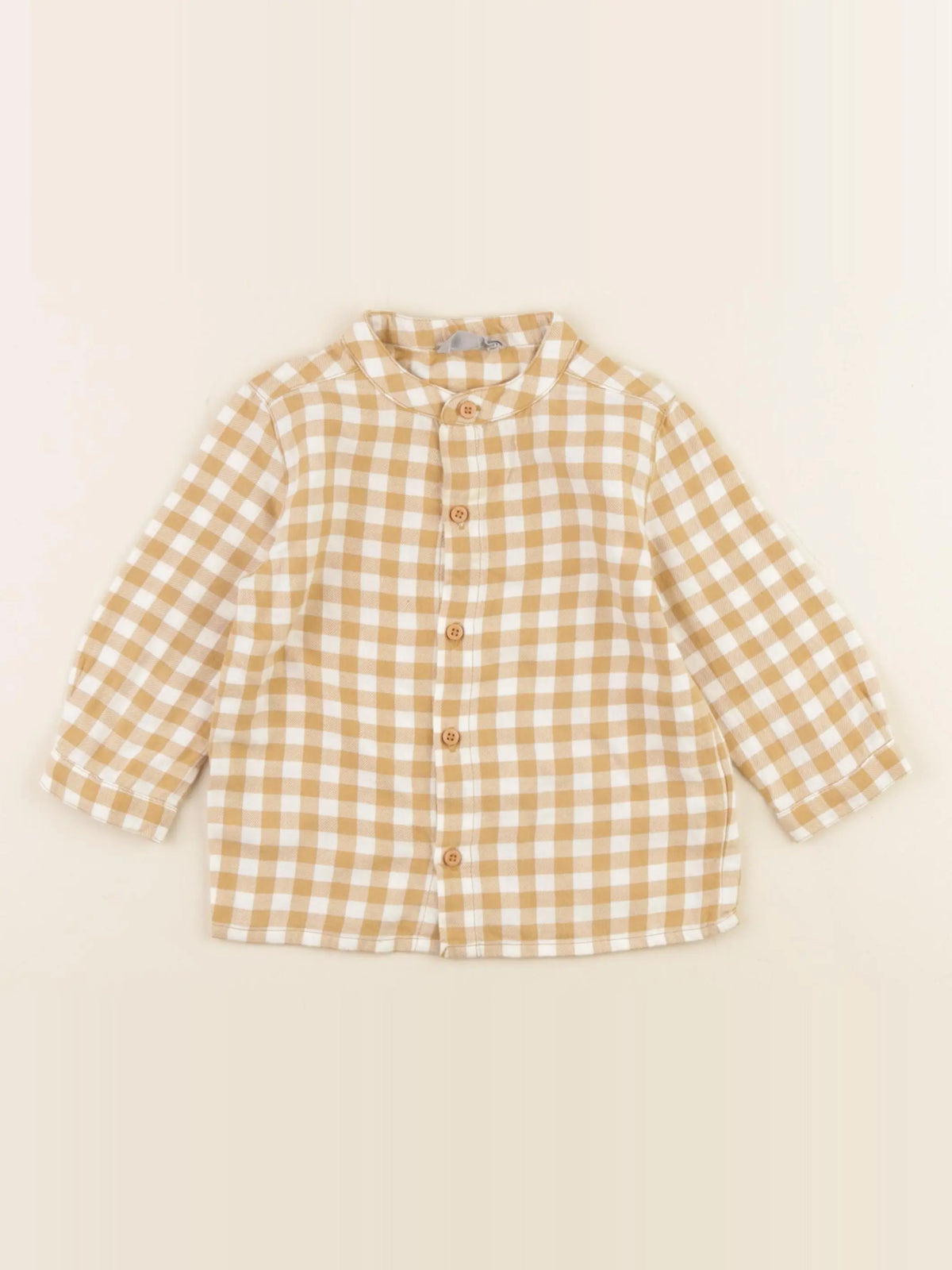 Boutchou - chemise beige - 12 mois