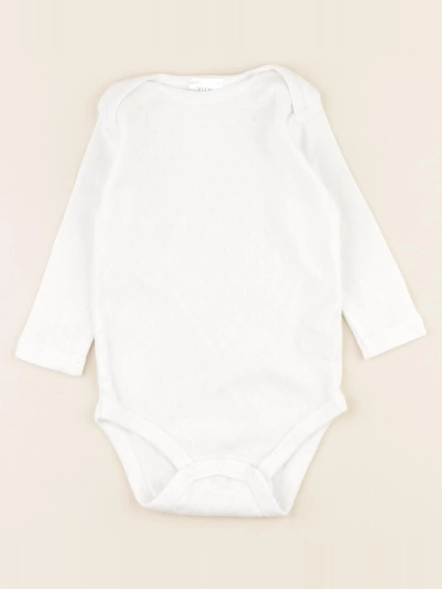 Zara - body blanc - 6/9 mois