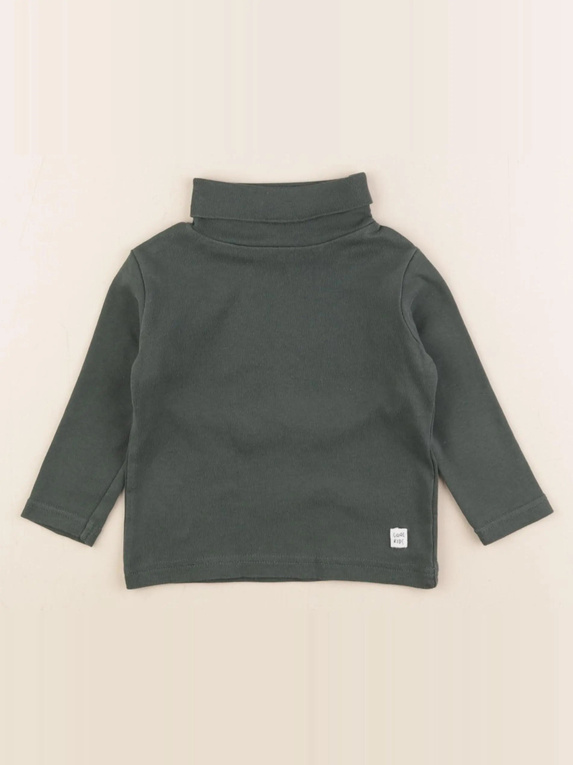 Vertbaudet - sous-pull vert - 2 ans