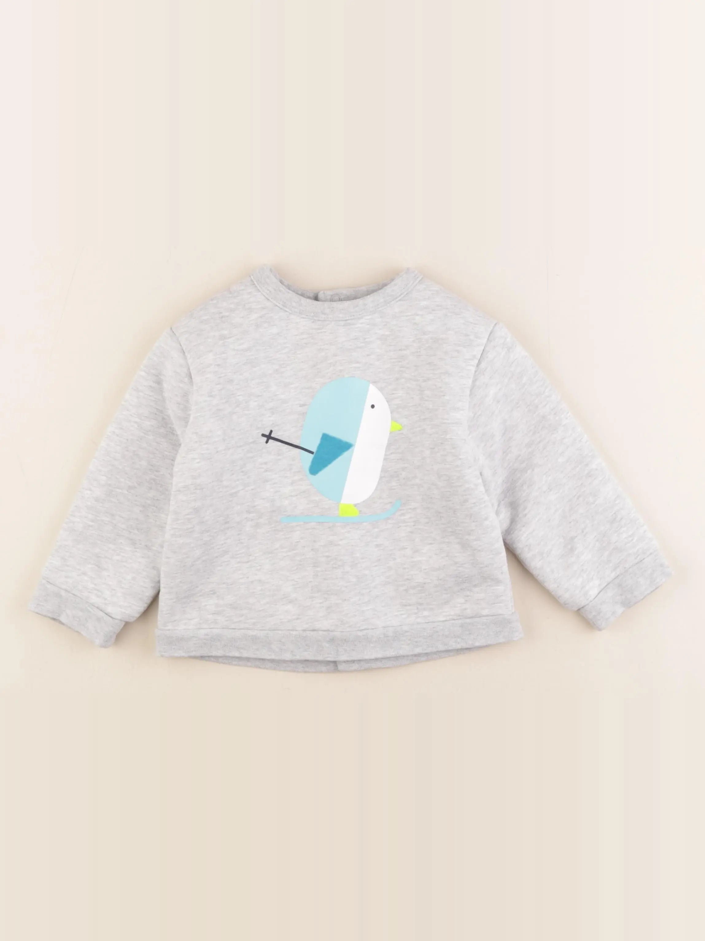 Jacadi - sweat gris - 24 mois