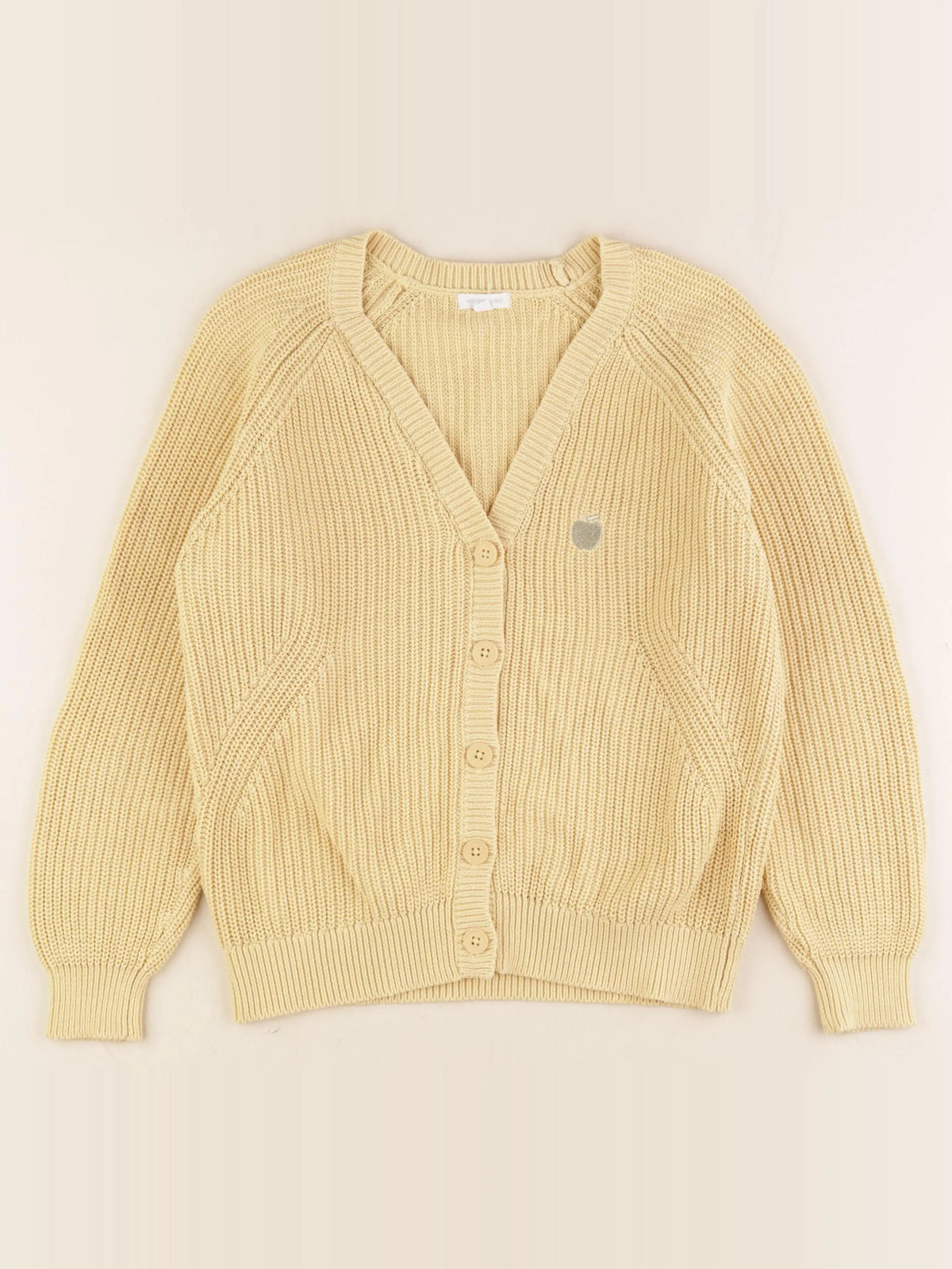 Vertbaudet - gilet jaune - 12 ans