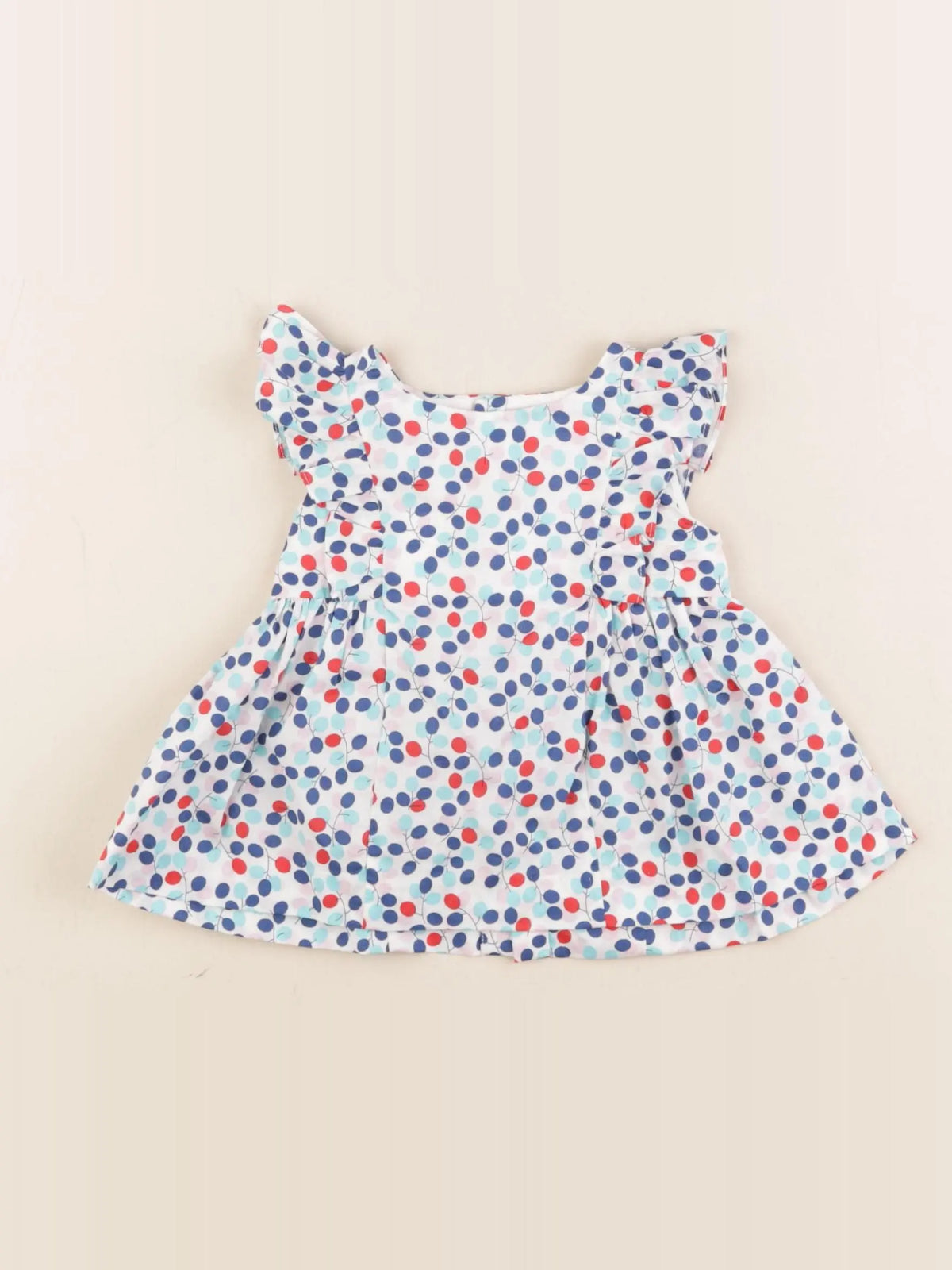 Jacadi - blouse bleu - 6 mois