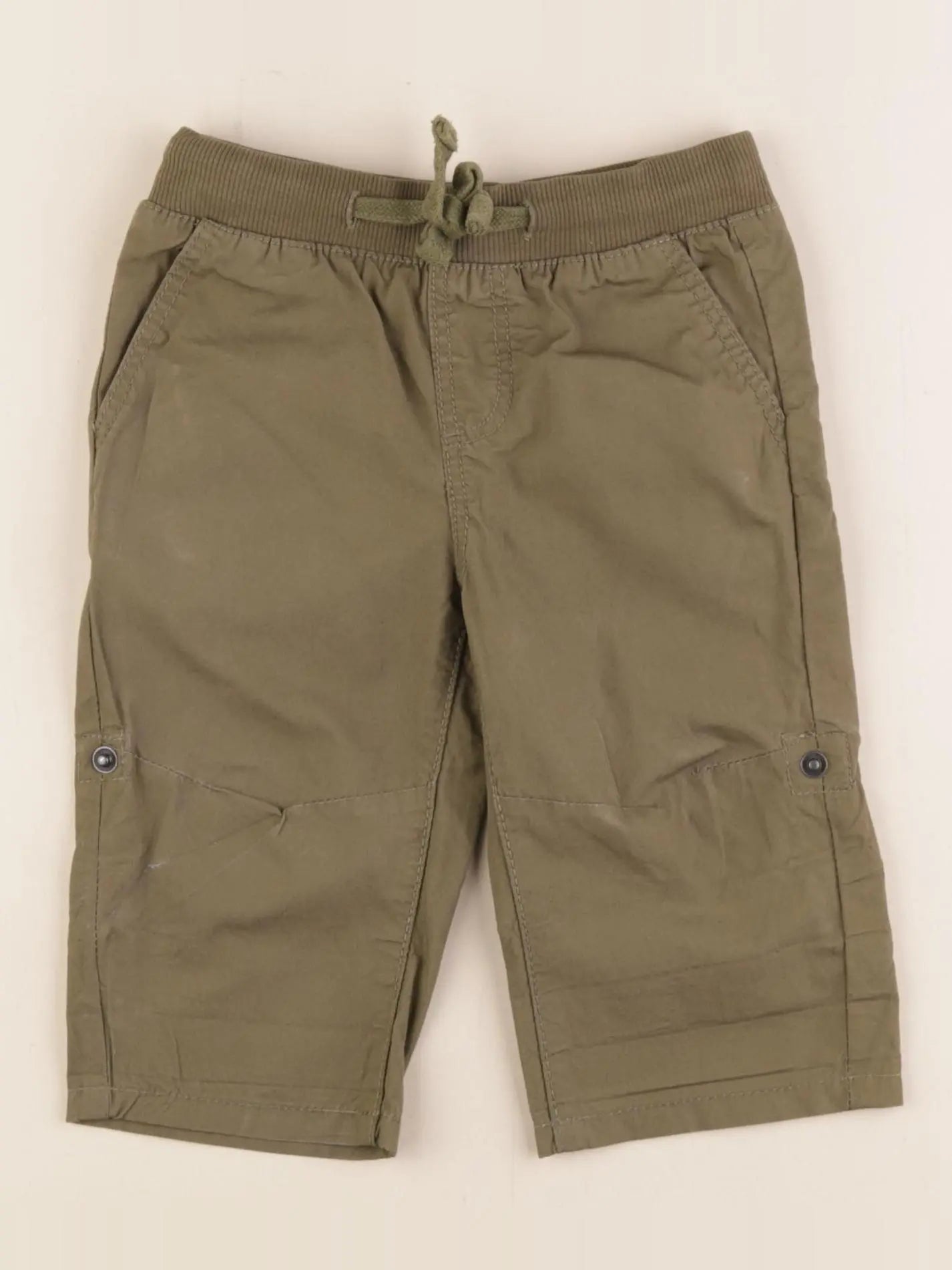 Vertbaudet - pantacourt vert - 2 ans