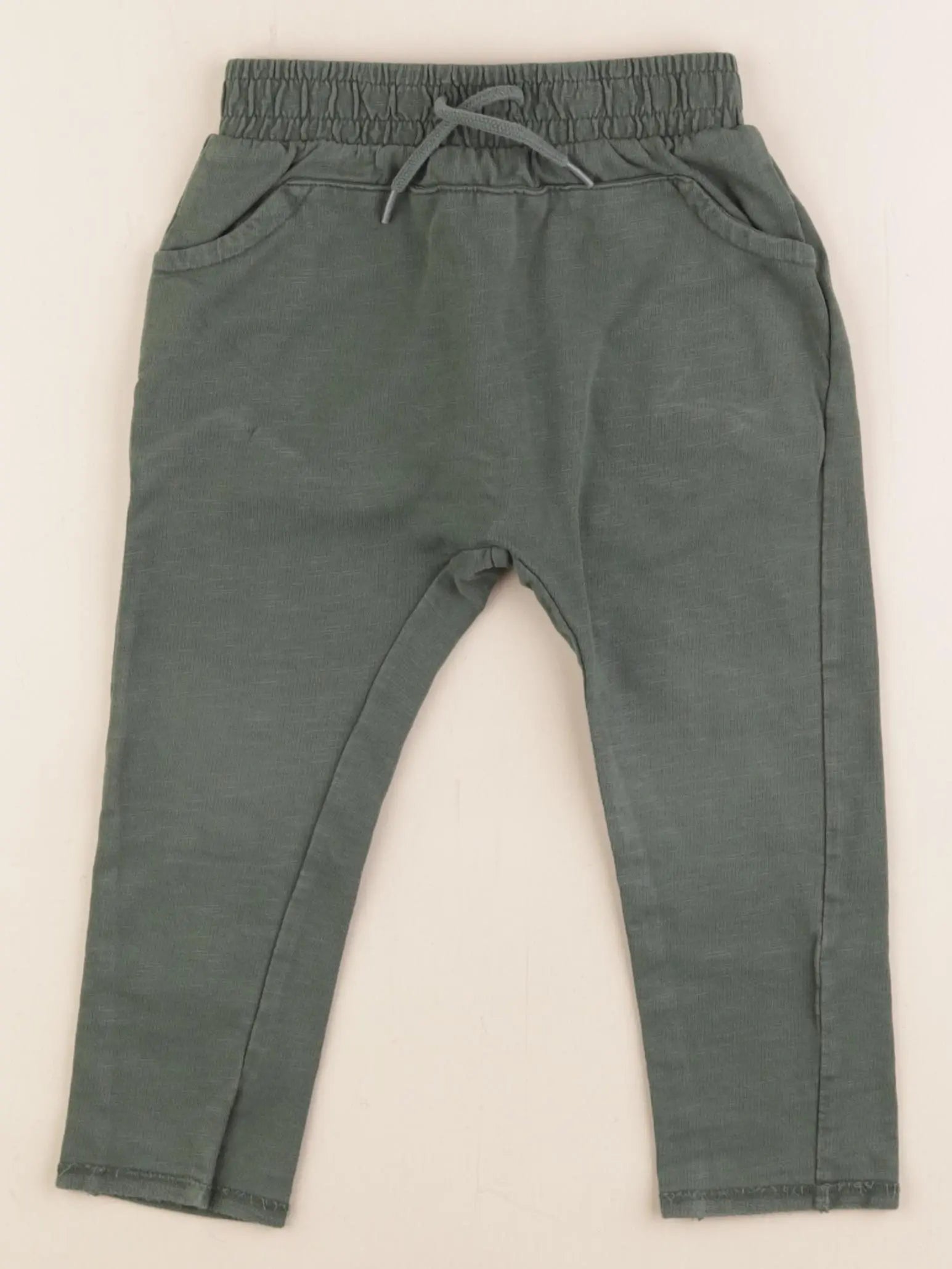 Vertbaudet - pantalon vert - 24 mois