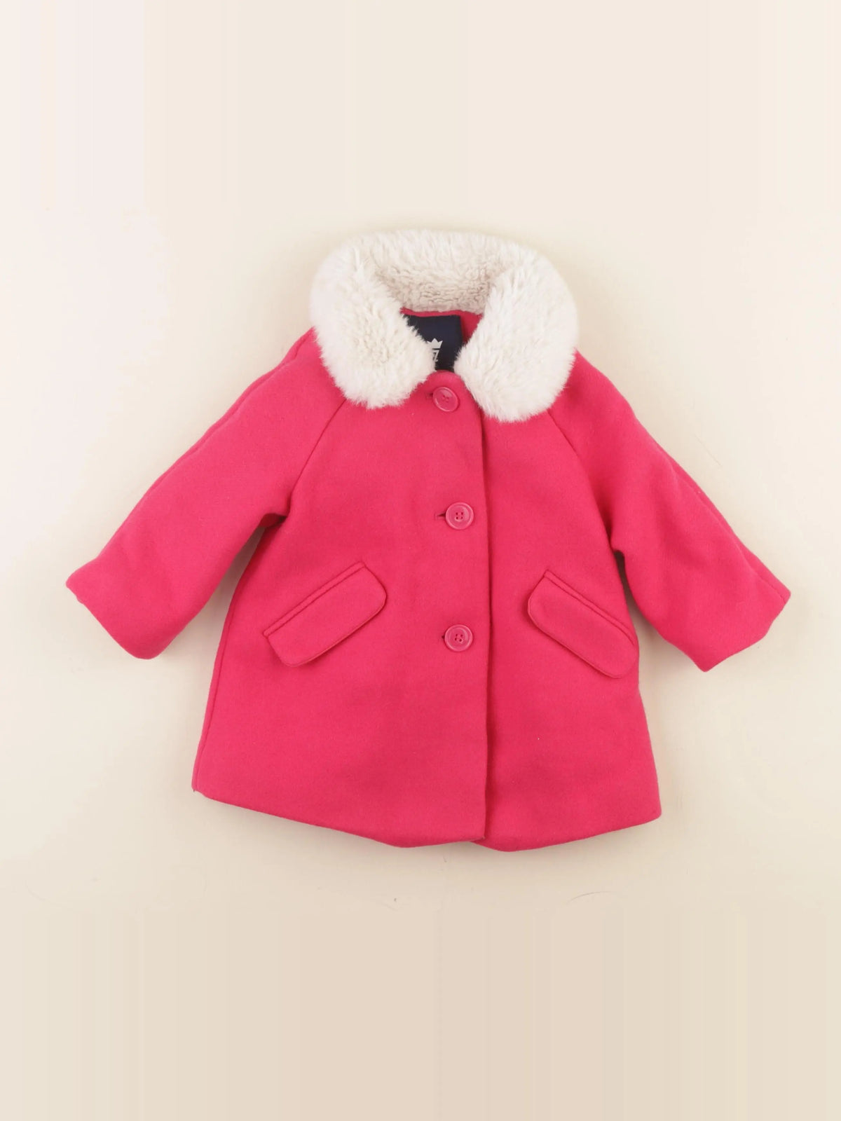 Jacadi - manteau rose - 18 mois