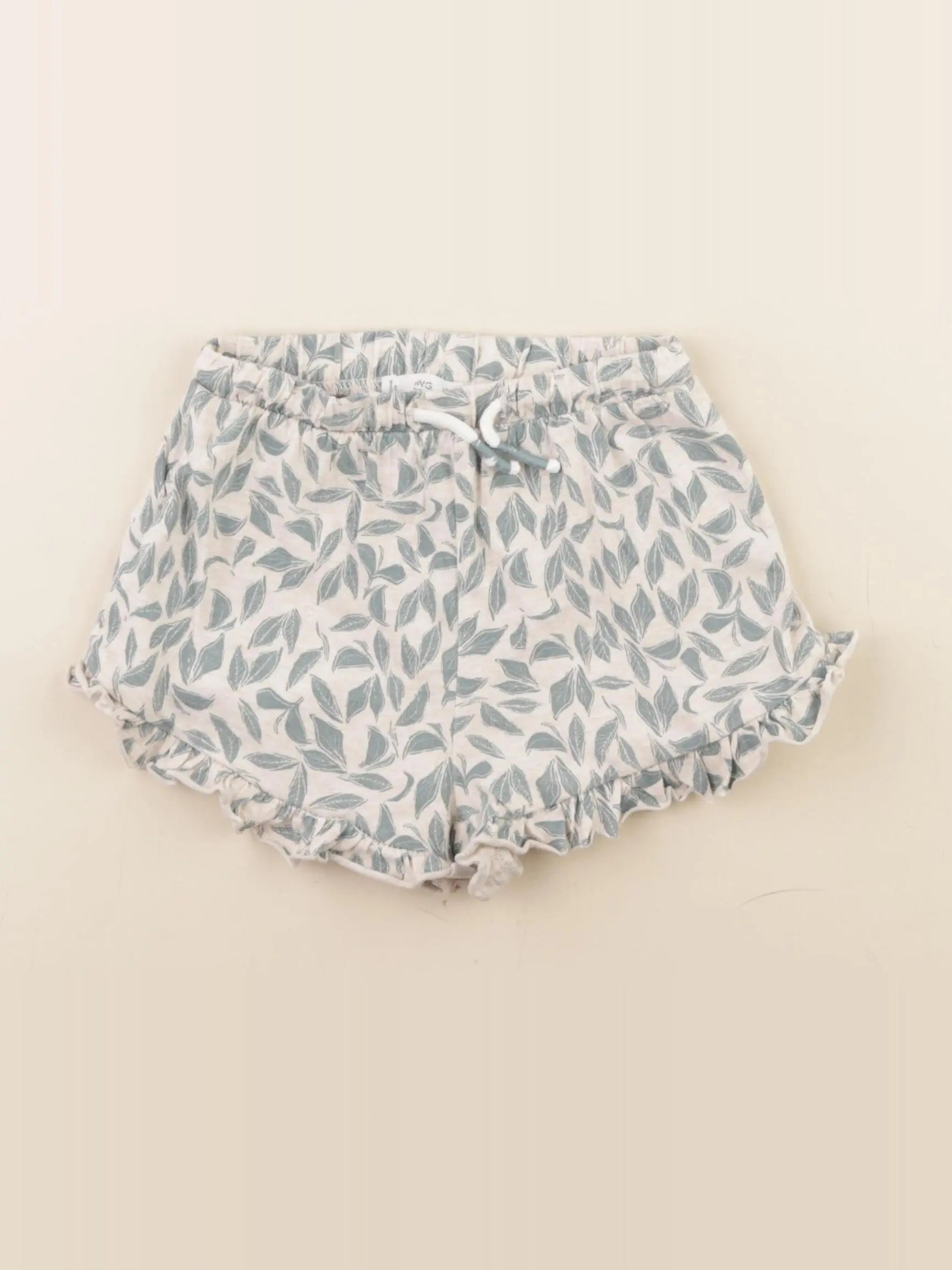 Mango - short beige, vert - 12/18 mois