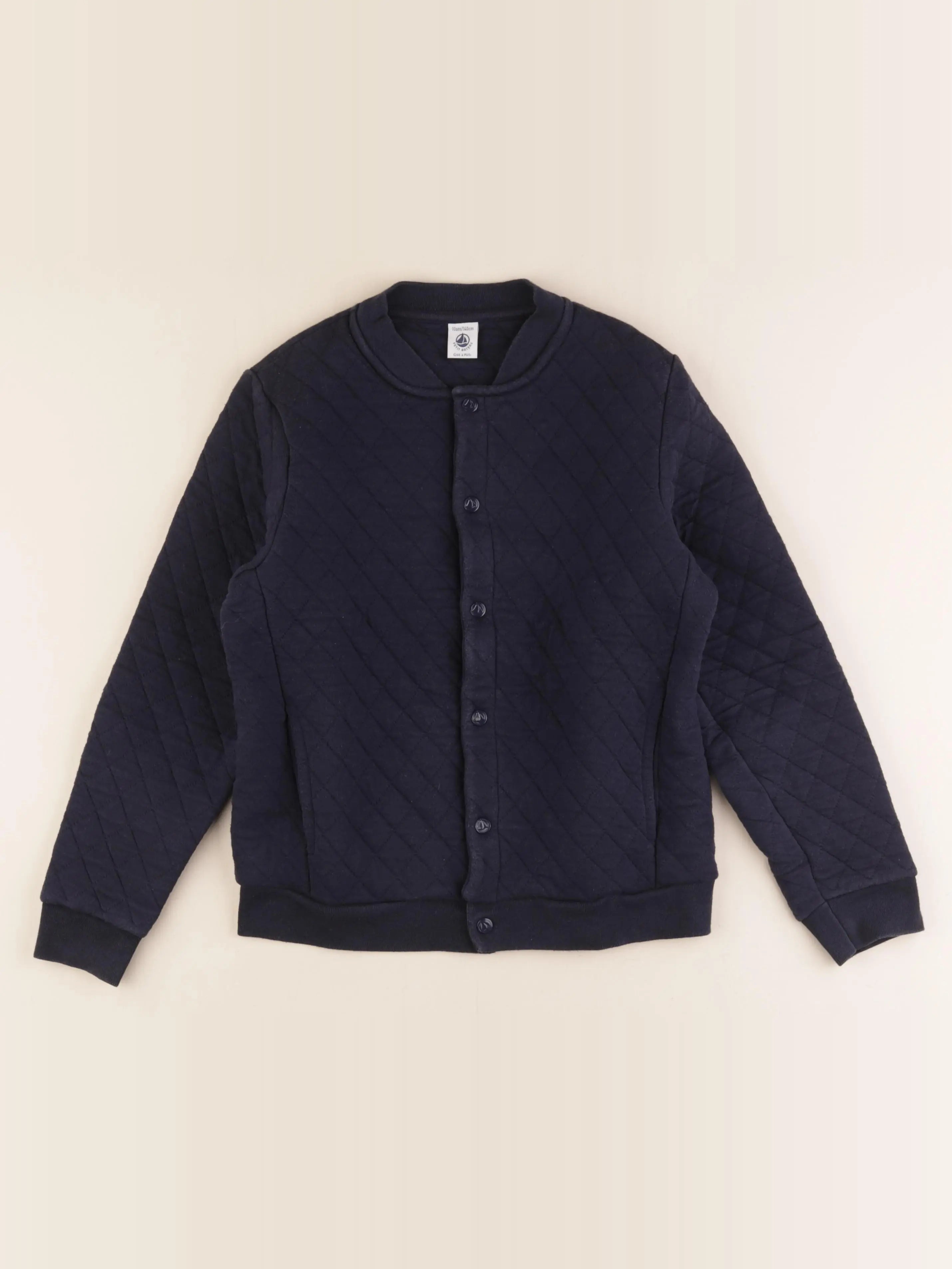 Petit Bateau - veste bleu - 10 ans