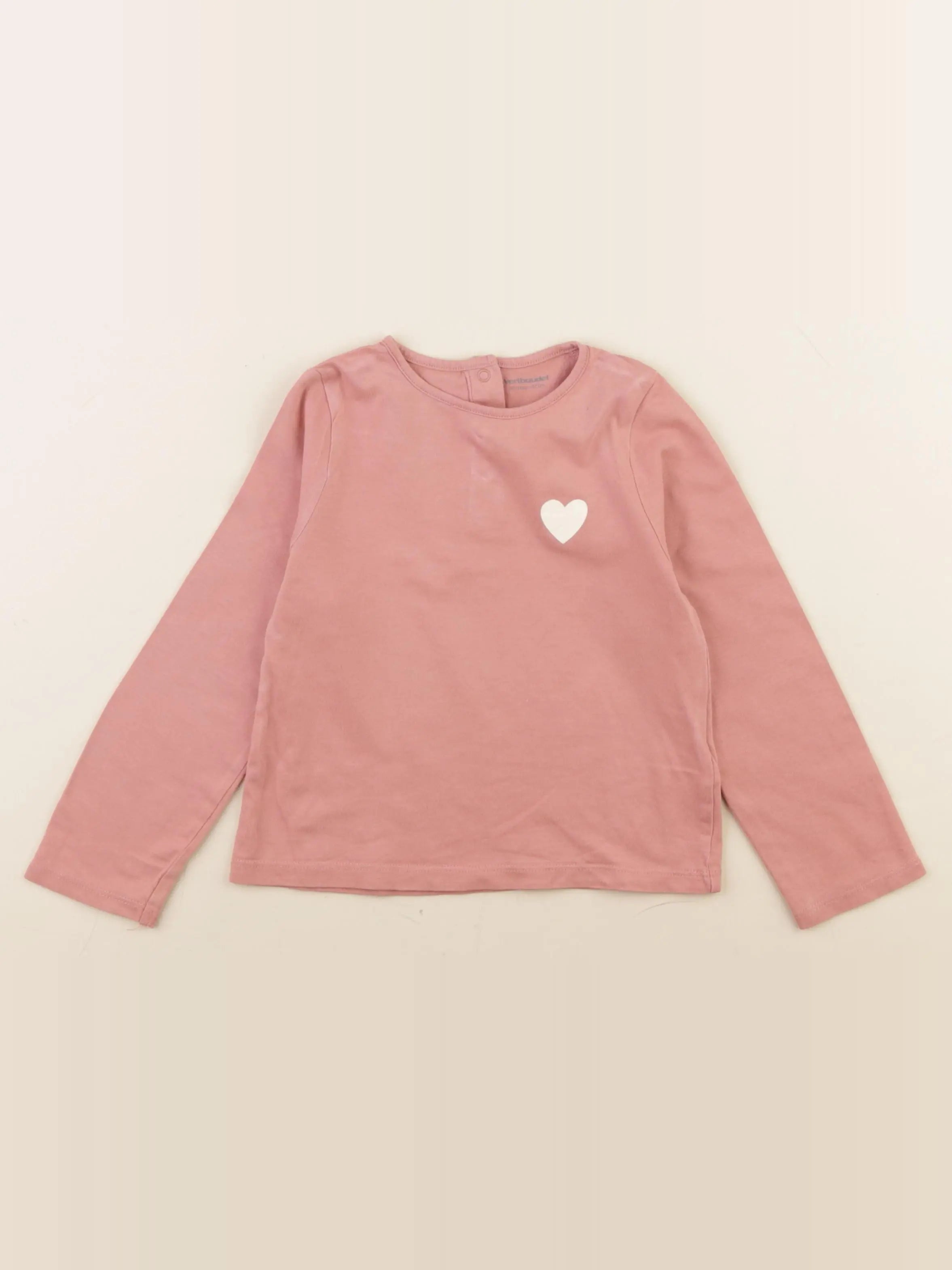 Vertbaudet - tee-shirt rose - 36 mois
