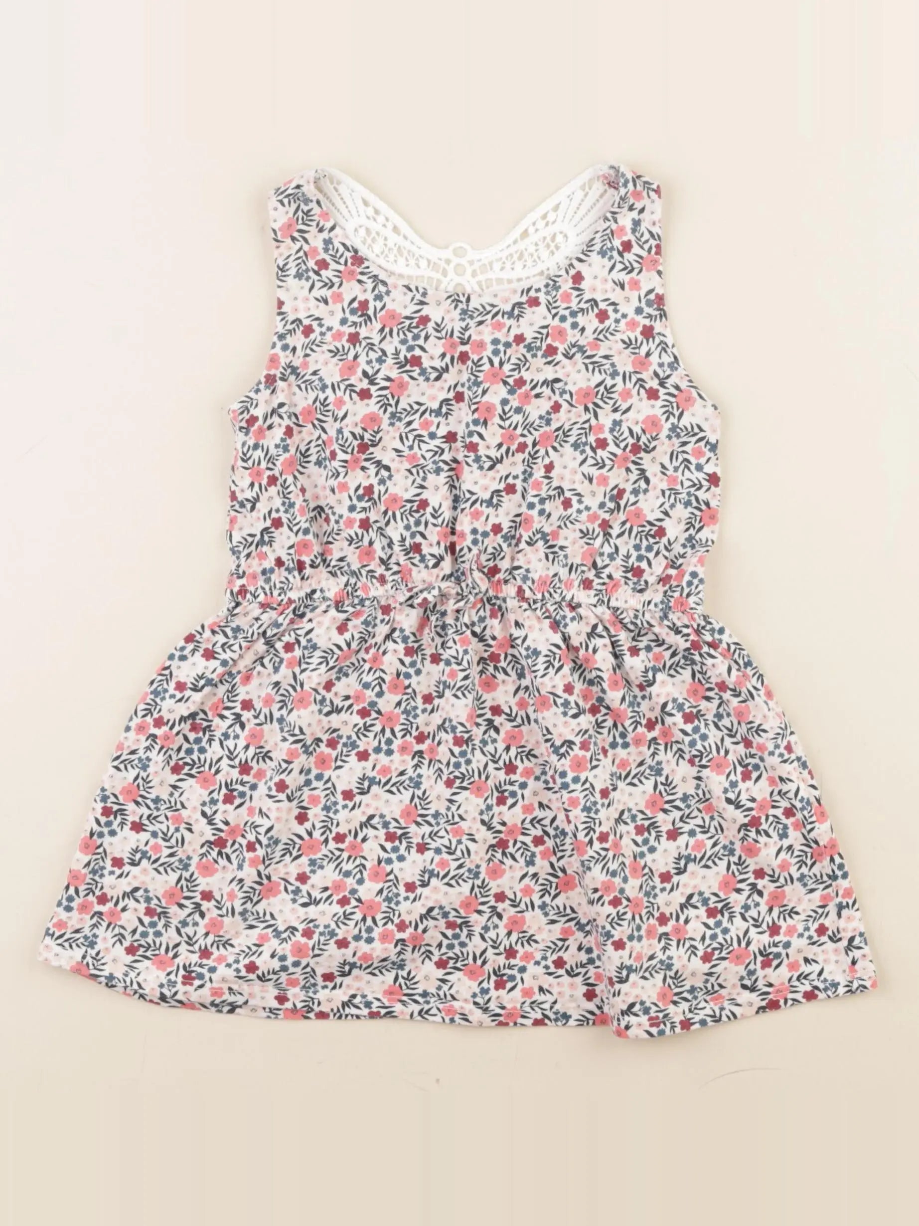 Vertbaudet - robe multicolore - 2 ans