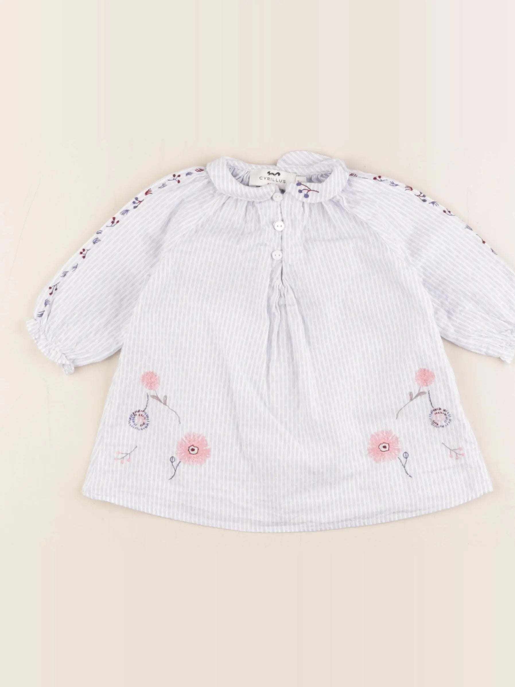 Cyrillus - robe bleu - 3 mois