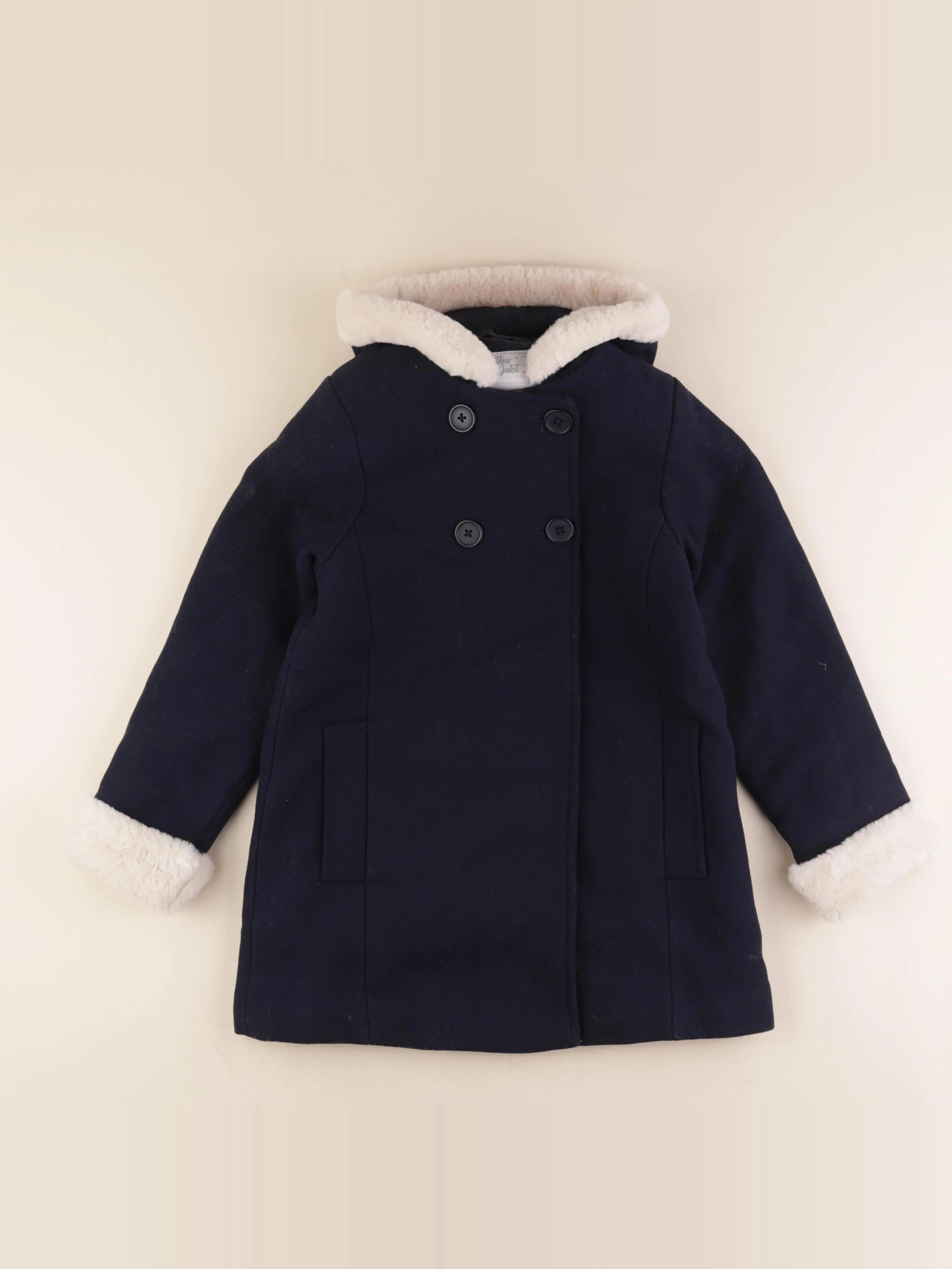 Vertbaudet - manteau bleu - 10 ans