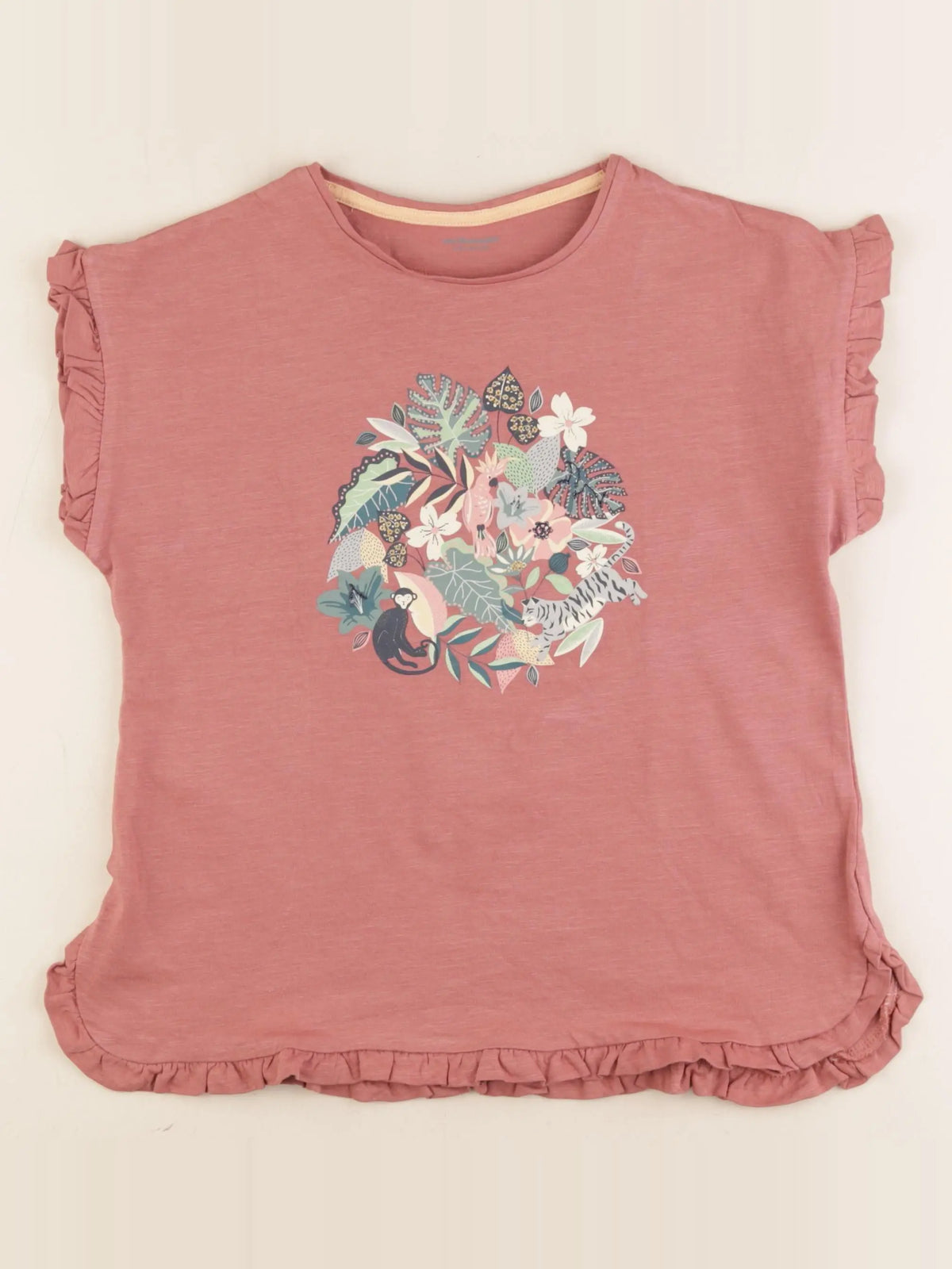 Vertbaudet - tee-shirt rose - 12 ans