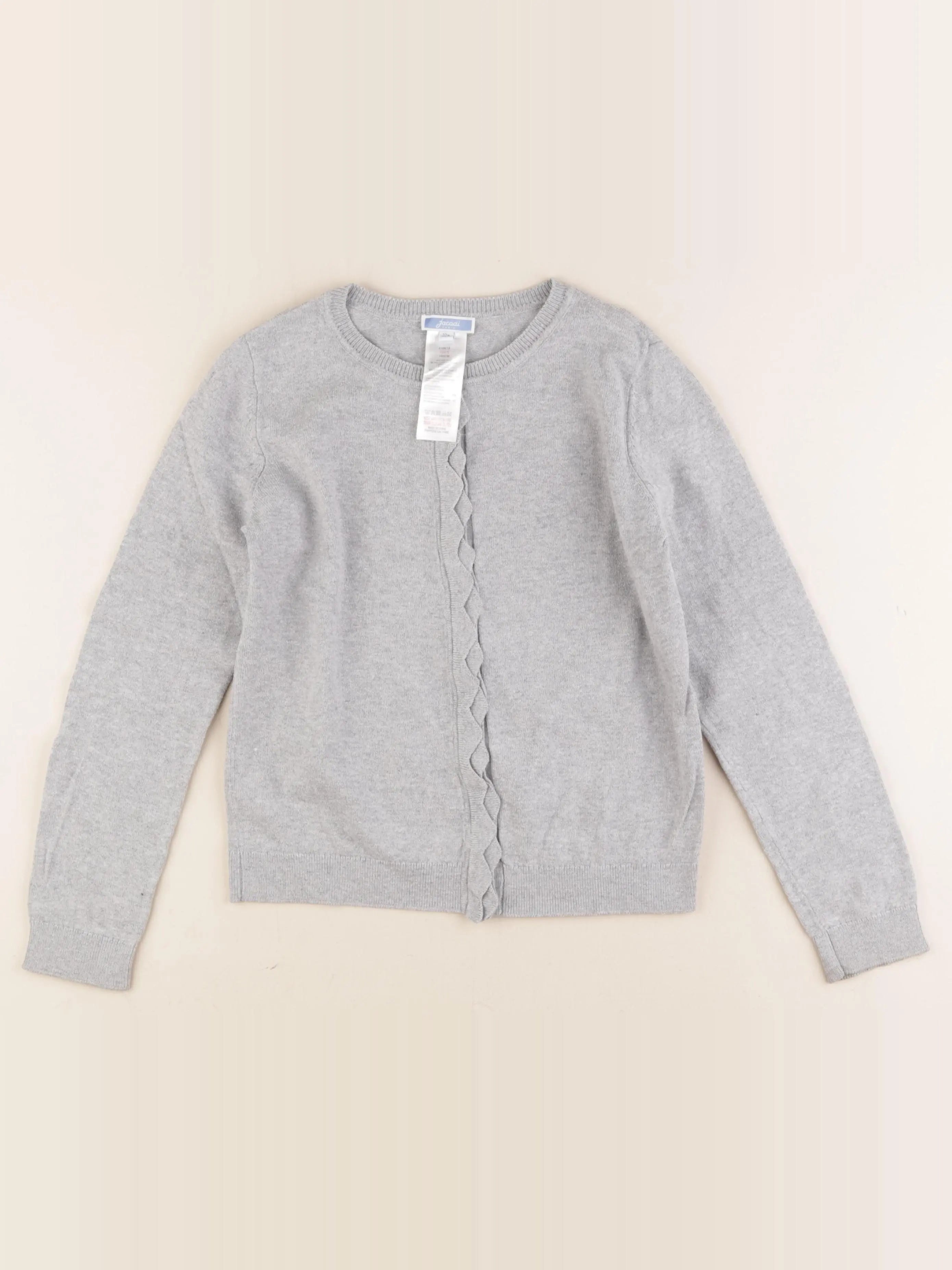 Jacadi - gilet gris - 10 ans