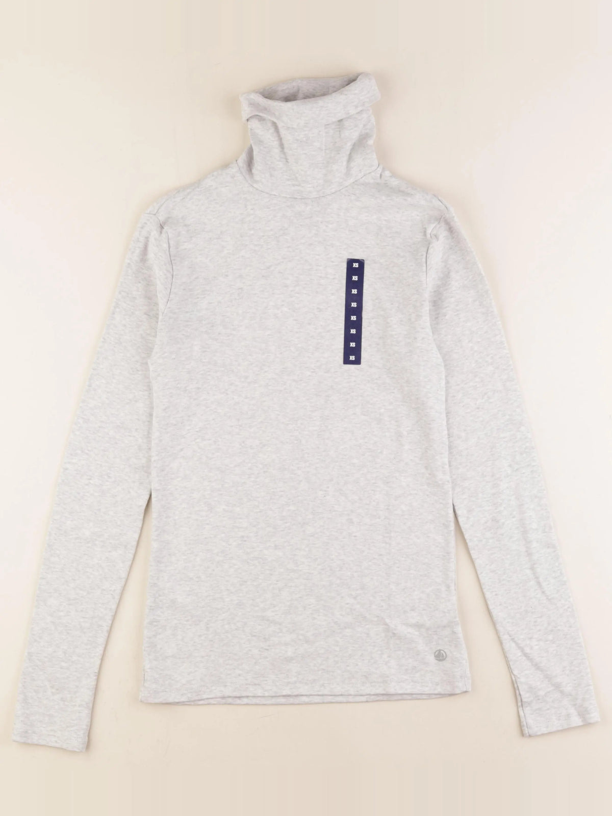 Petit Bateau - sous-pull gris - 14 ans