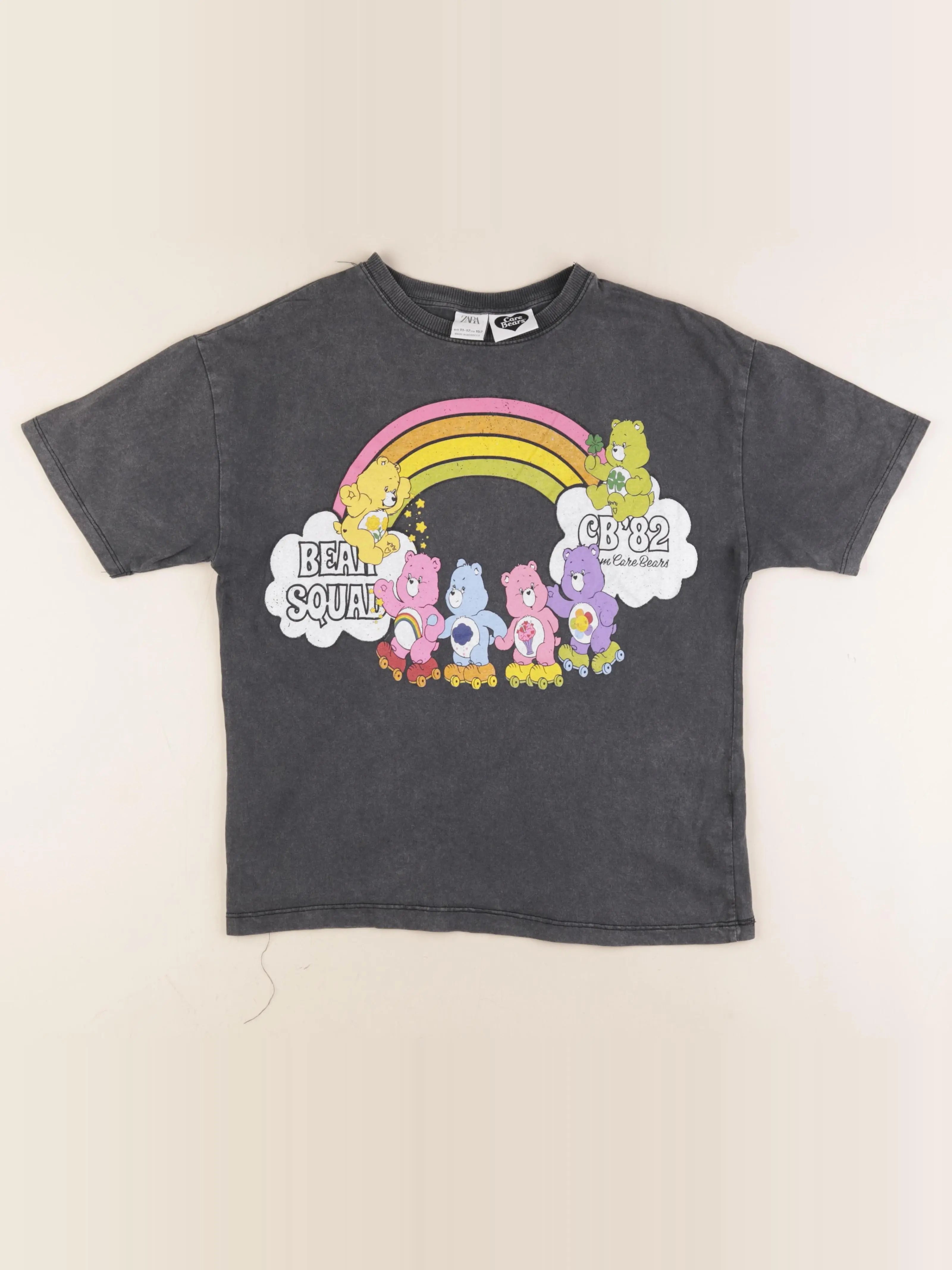 Zara - tee-shirt gris, multicolore - 11/12 ans