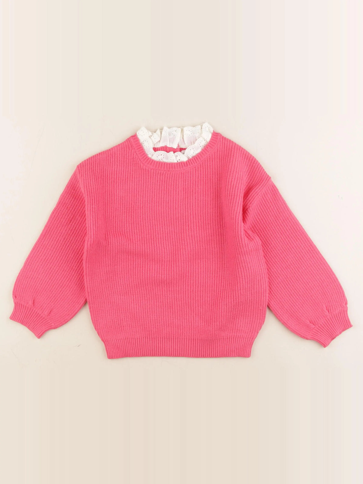 Vertbaudet - pull rose - 5 ans