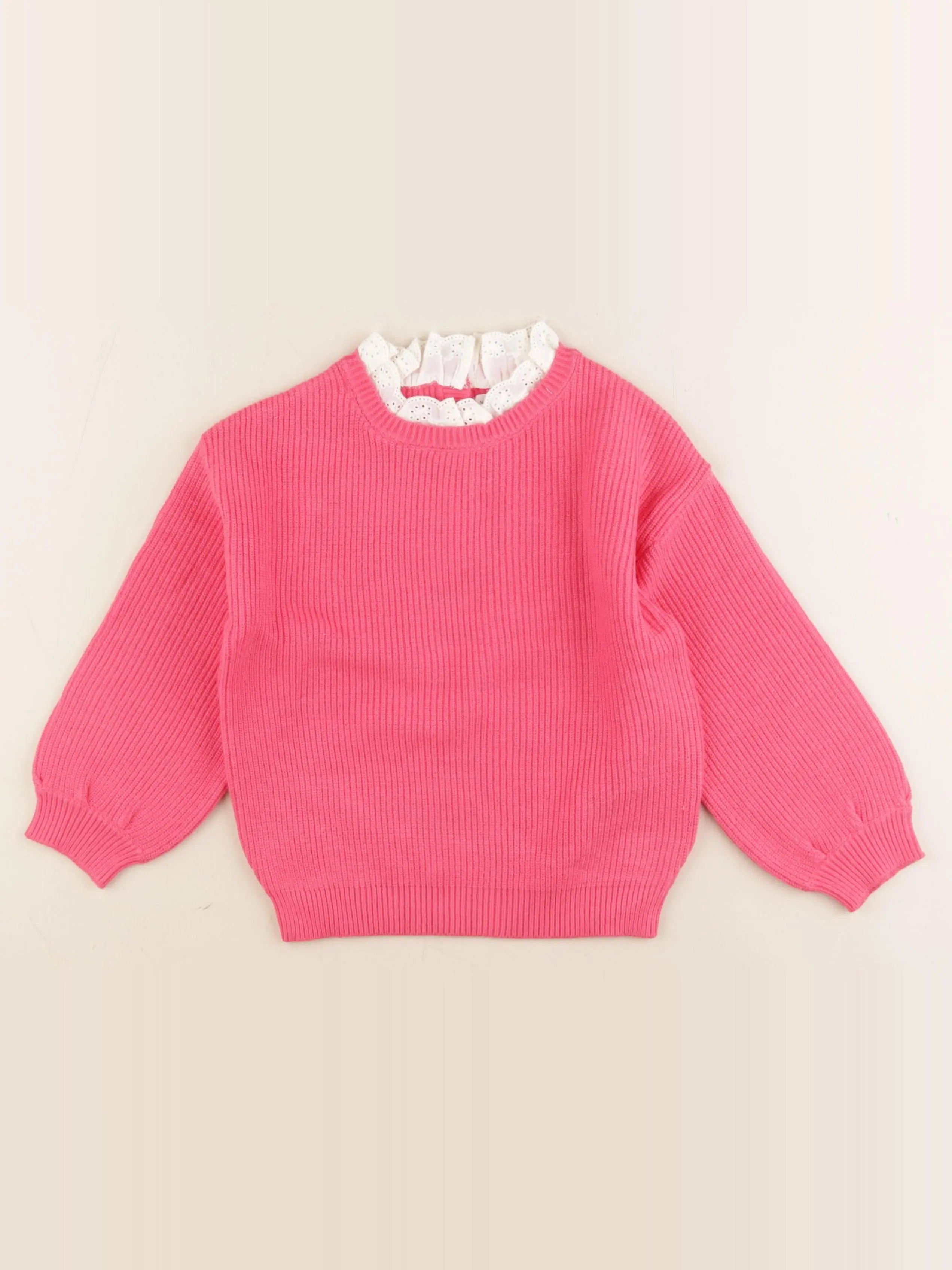 Vertbaudet - pull rose - 5 ans