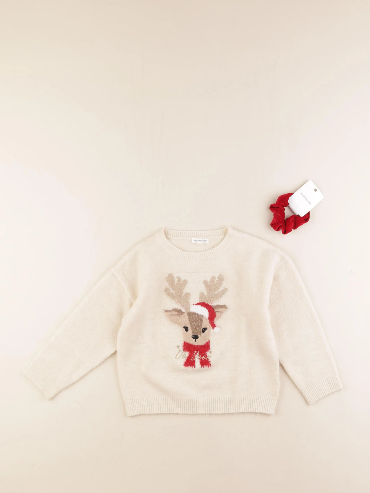 Vertbaudet - ensemble beige - 5 ans