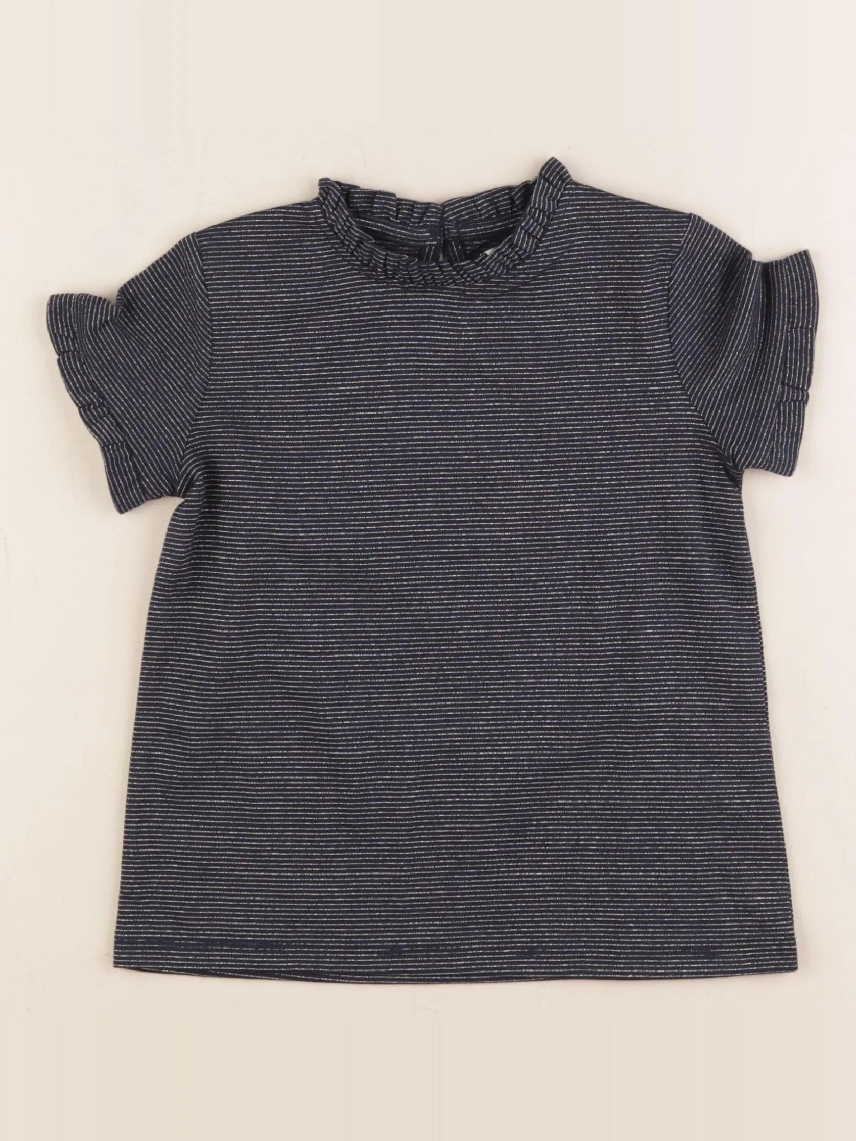 Vertbaudet - tee-shirt bleu, or - 4 ans