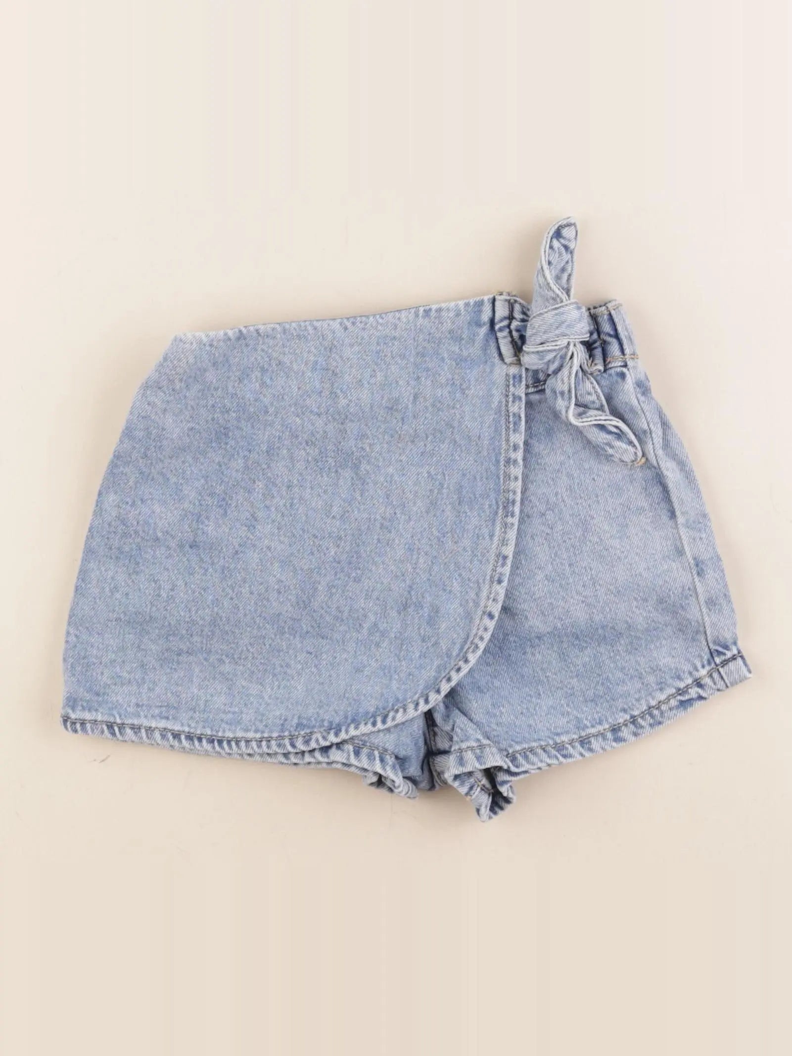 Zara - jupe short bleu - 4 ans
