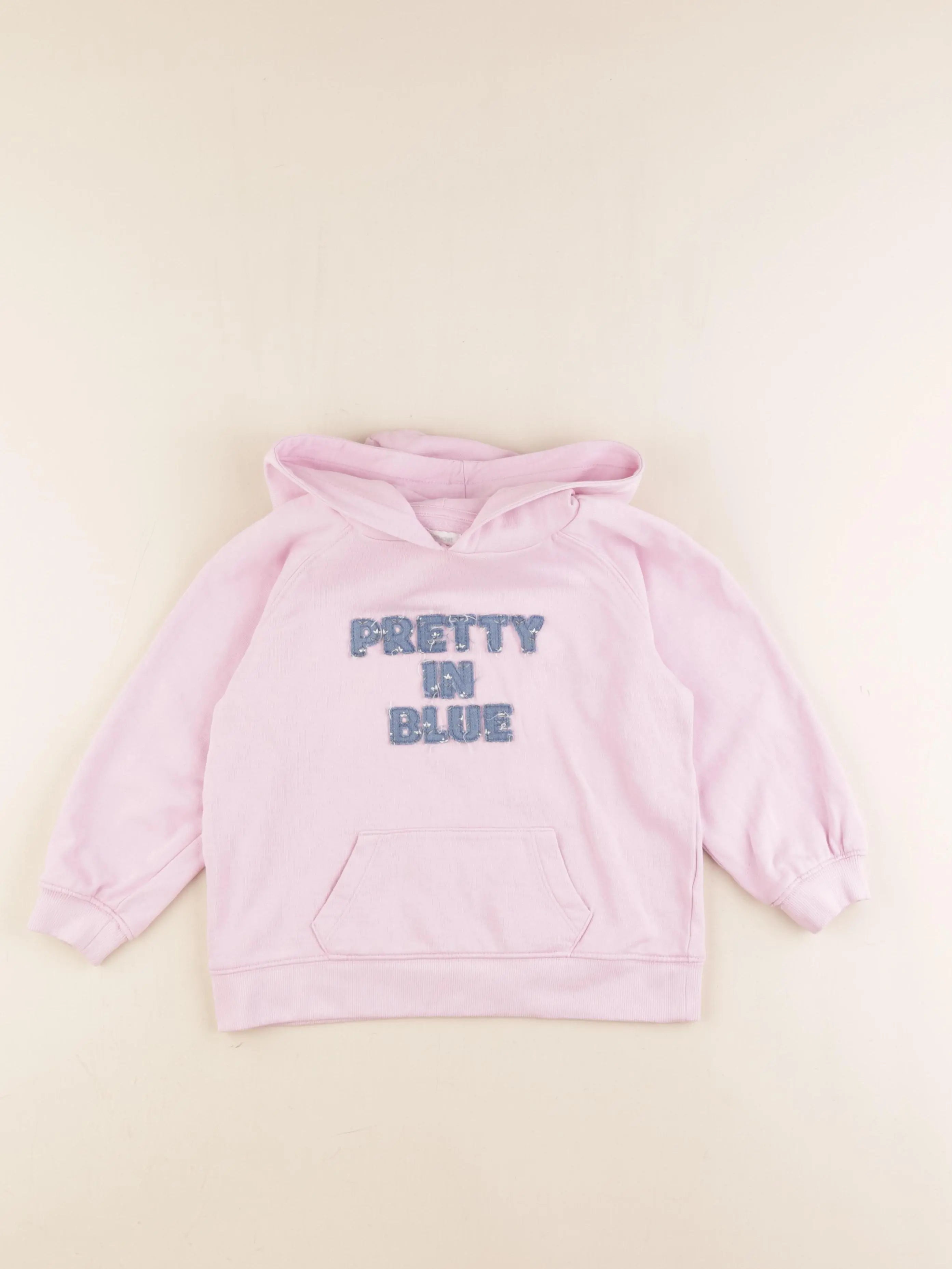 Vertbaudet - sweat rose - 6 ans