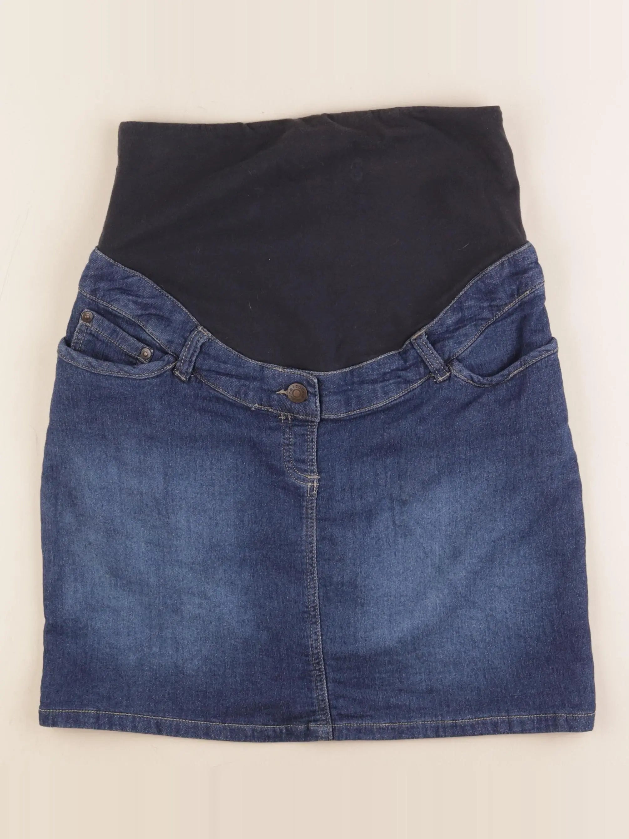 Vertbaudet - jupe grossesse bleu - 36