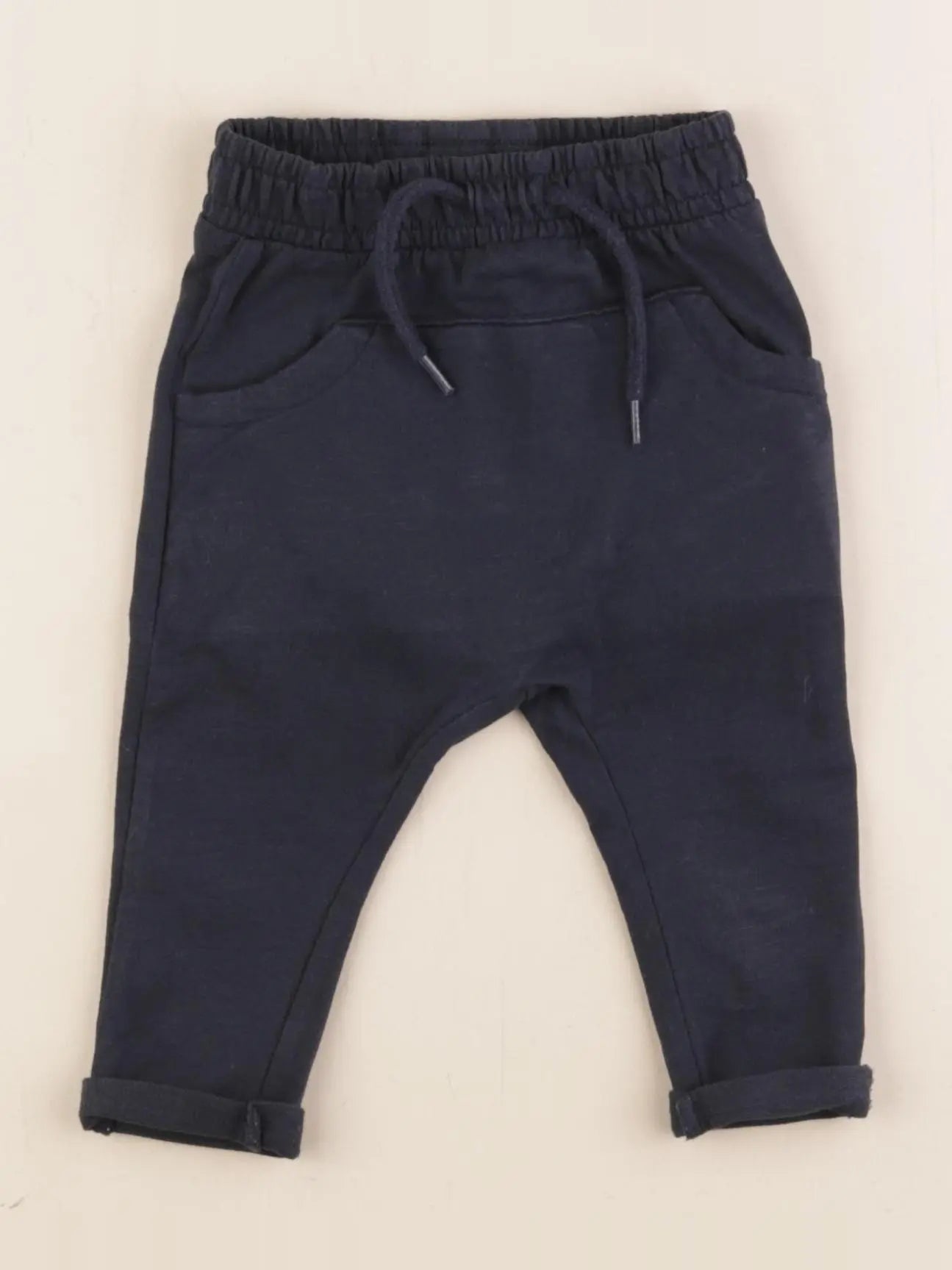 Vertbaudet - pantalon bleu - 3 mois