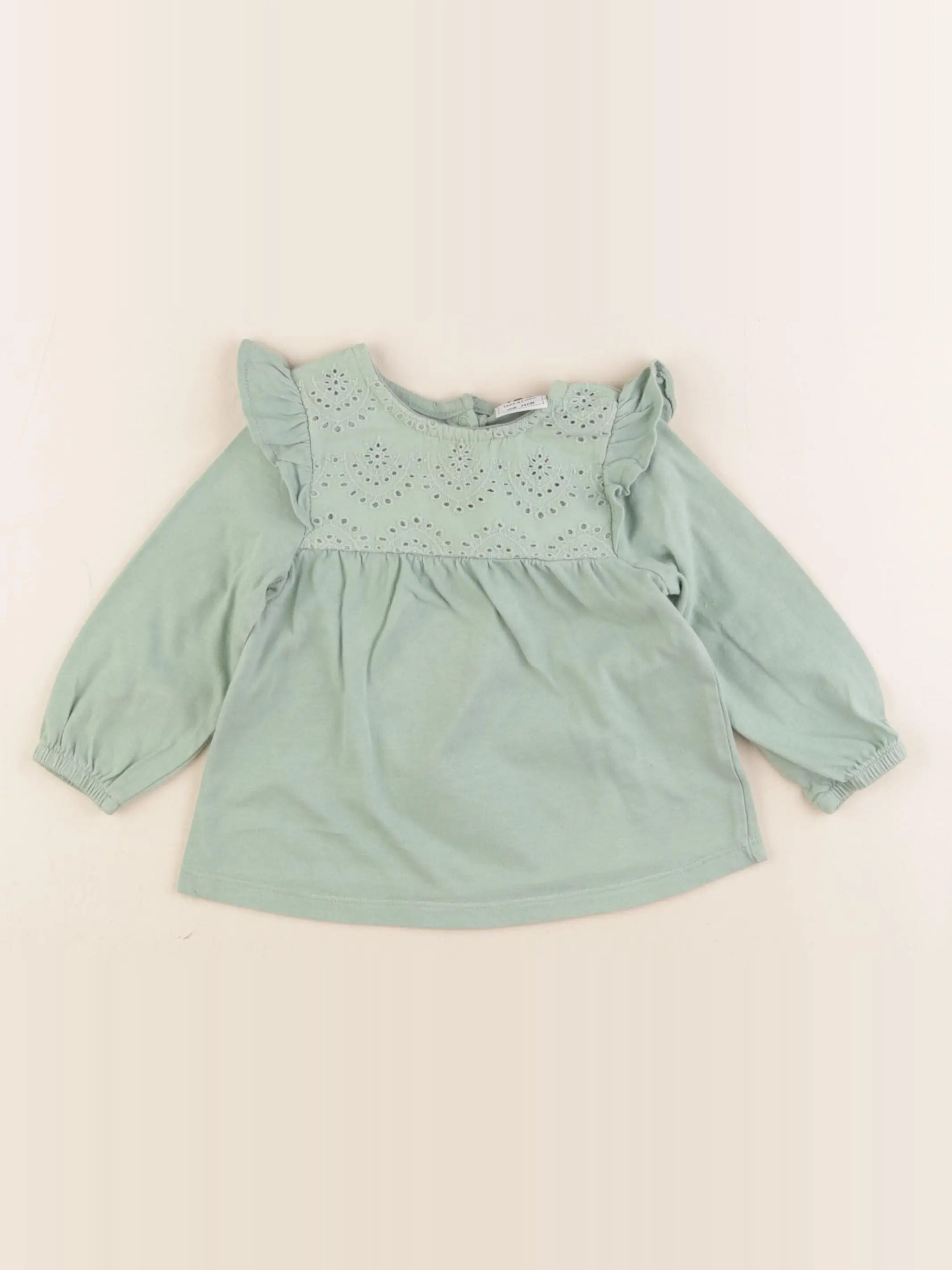 Tape à l'oeil - tee-shirt vert - 12 mois
